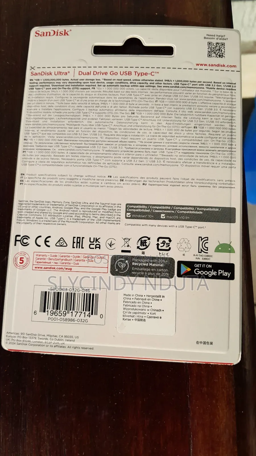 32gb Sandisk Ultra Dual Drive Go Flash Disk