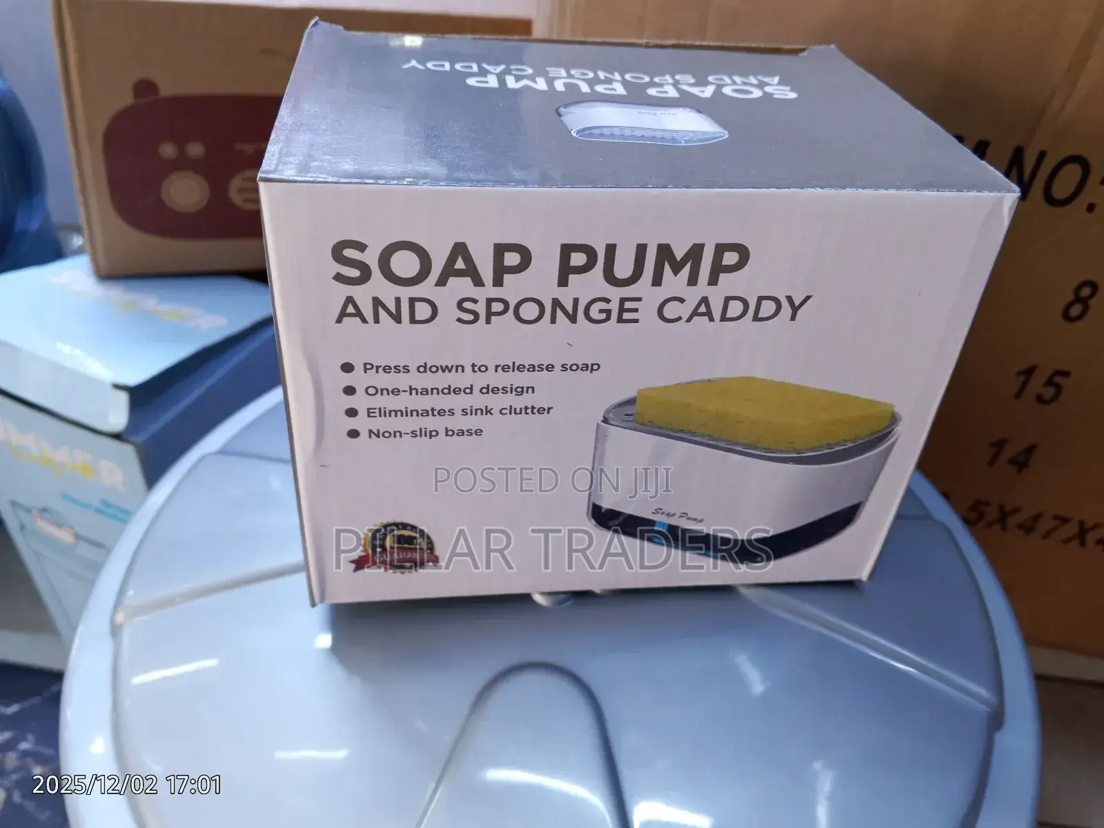Kitchen Soap Dispenser Caddy
