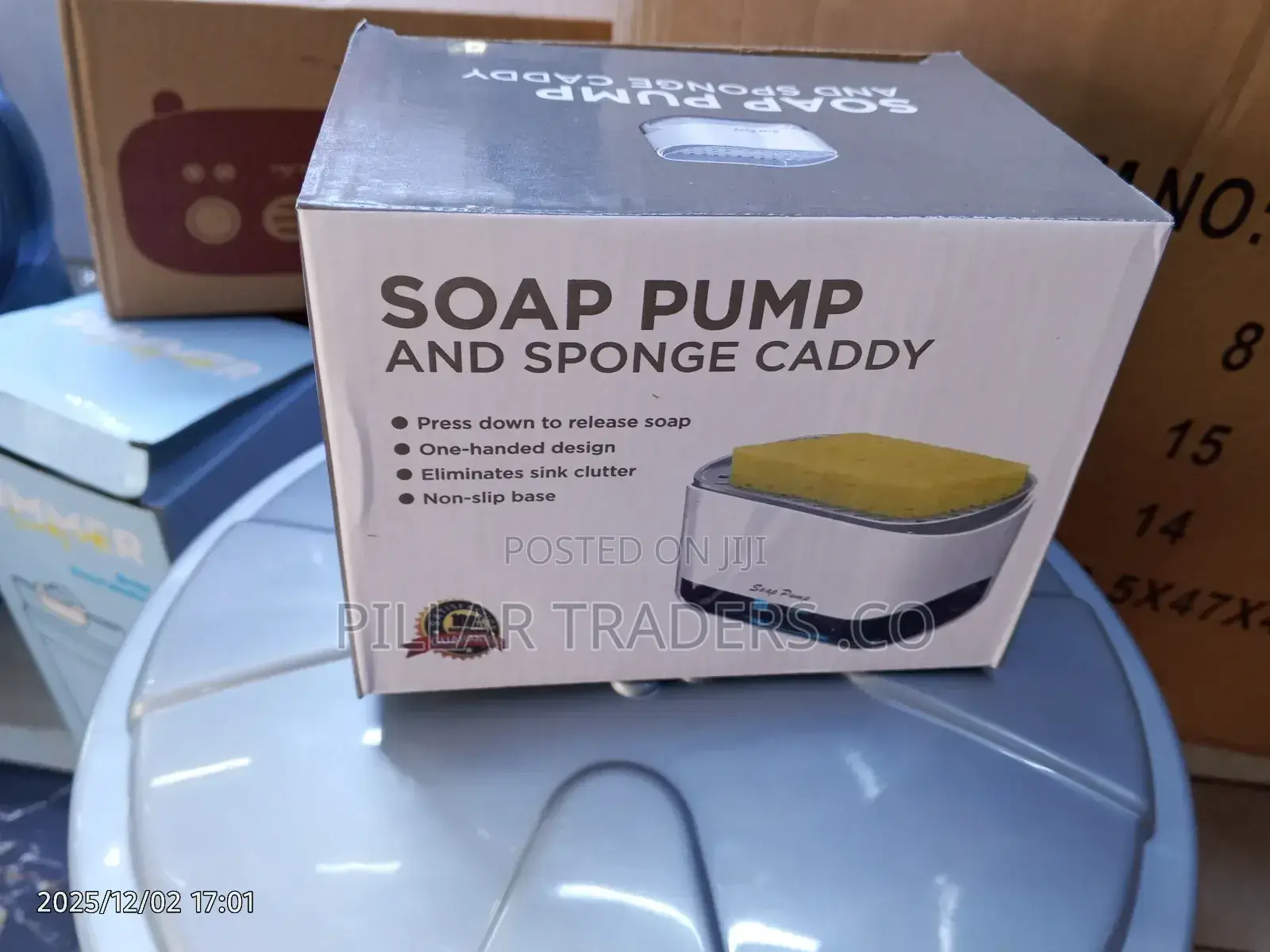 Kitchen Soap Dispenser Caddy