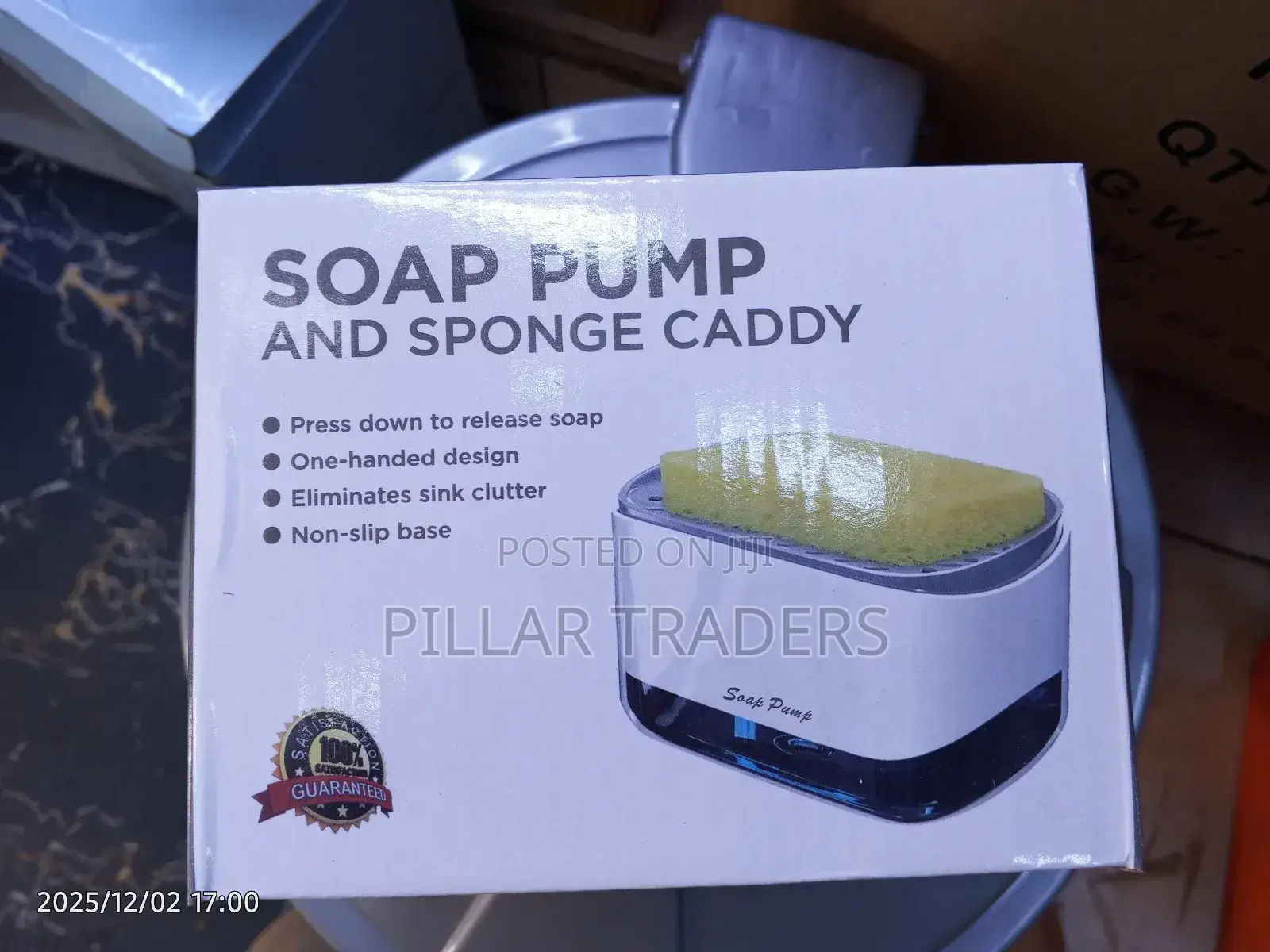 Kitchen Soap Dispenser Caddy