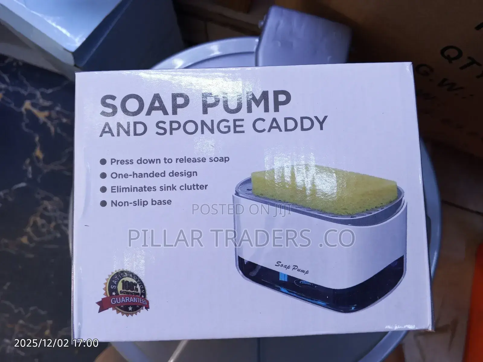 Kitchen Soap Dispenser Caddy