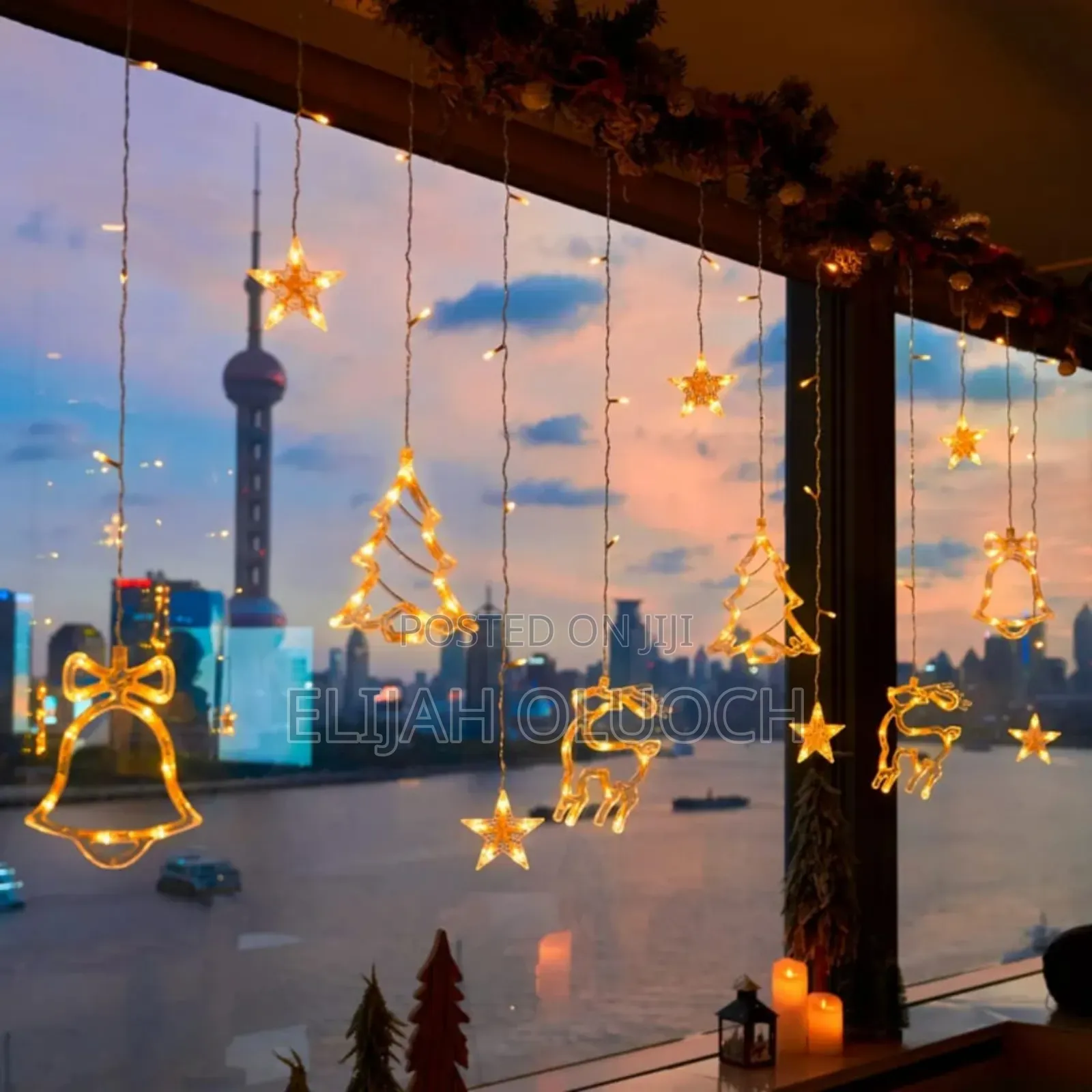 10 PCS Mixed Design Christmas W Led Garland Curtain Light