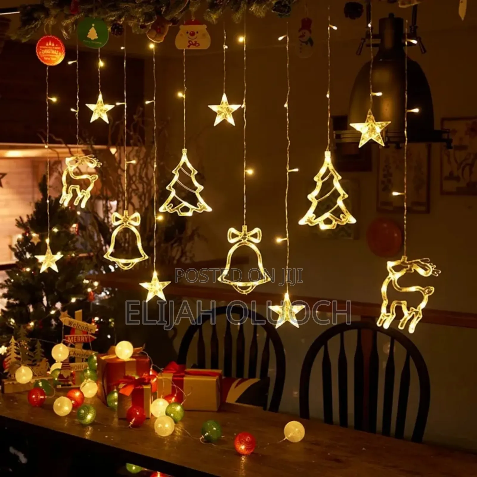 10 PCS Mixed Design Christmas W Led Garland Curtain Light