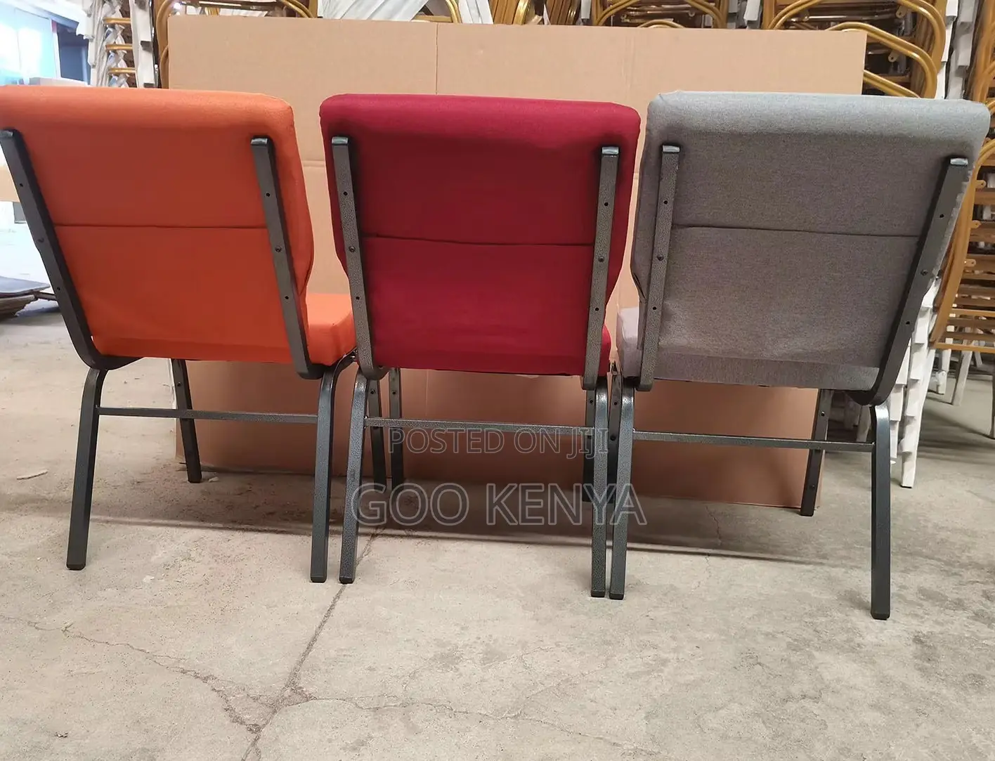 Home Chair; Premium Fabric Dining Chair With Heavy-Duty Base for Home