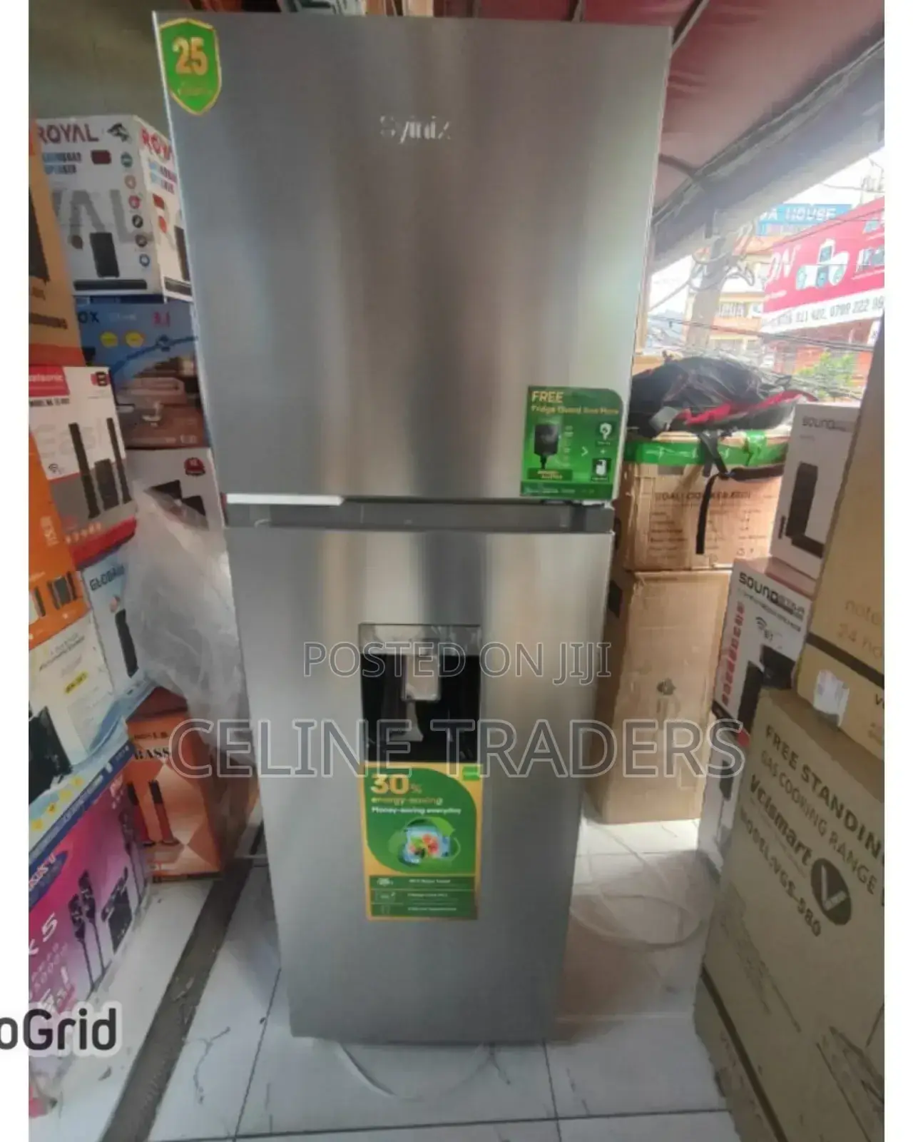 Syinix 257l Double Door No-Frost Fridge – Large Capacity