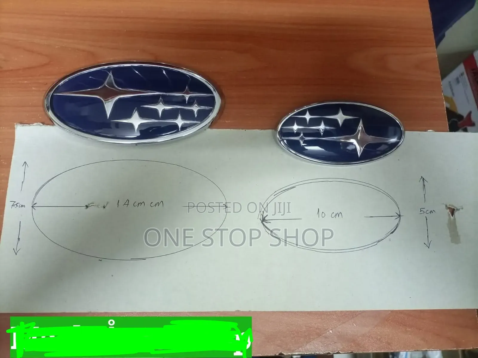 14cm or 10cm Subaru Blue Logo