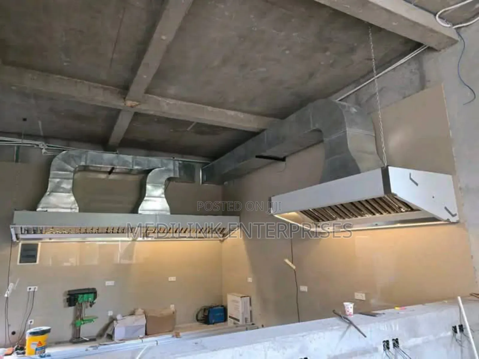 Stainless Steel Hood and Installation
