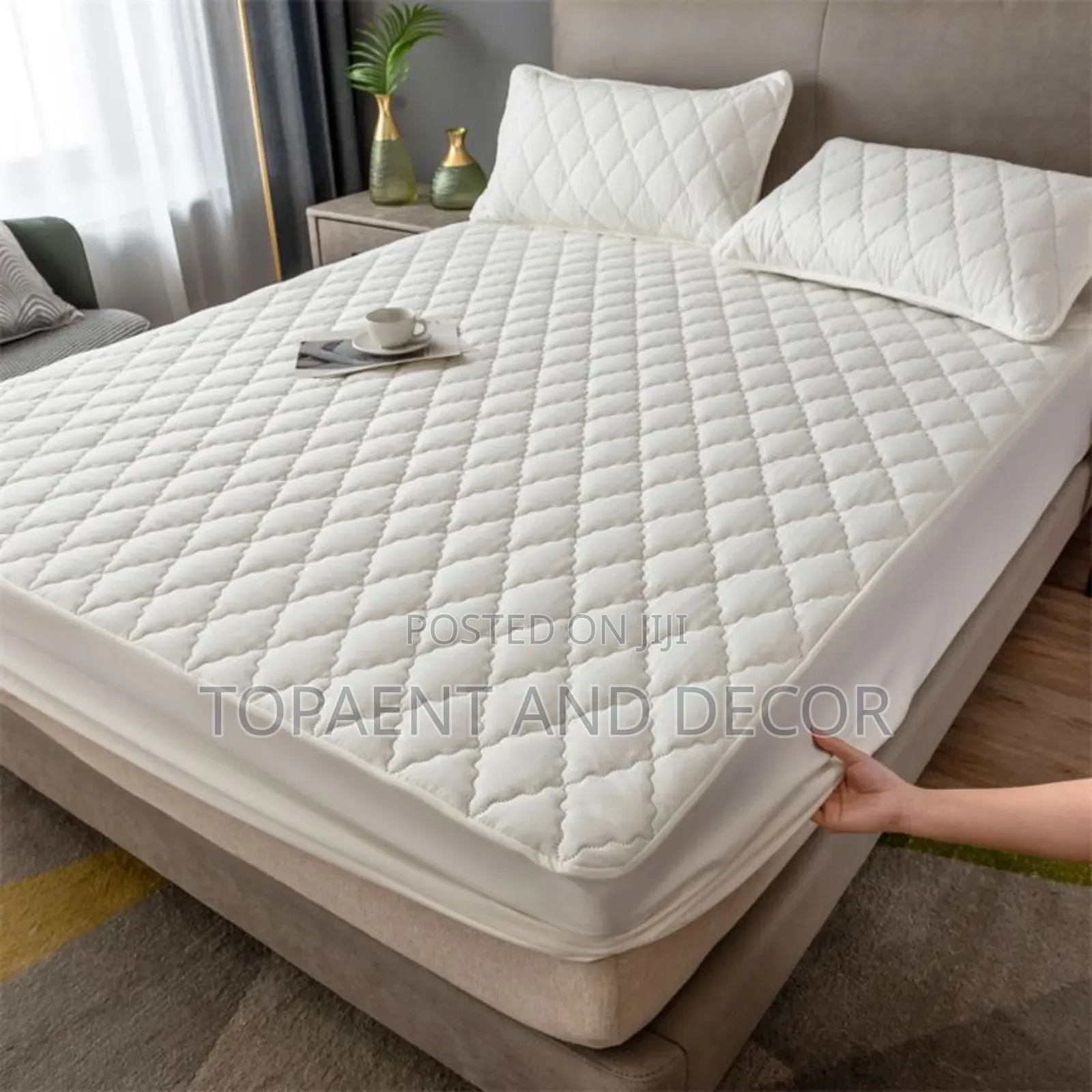 Quilted Polyester Tpu Made Waterproof Protector