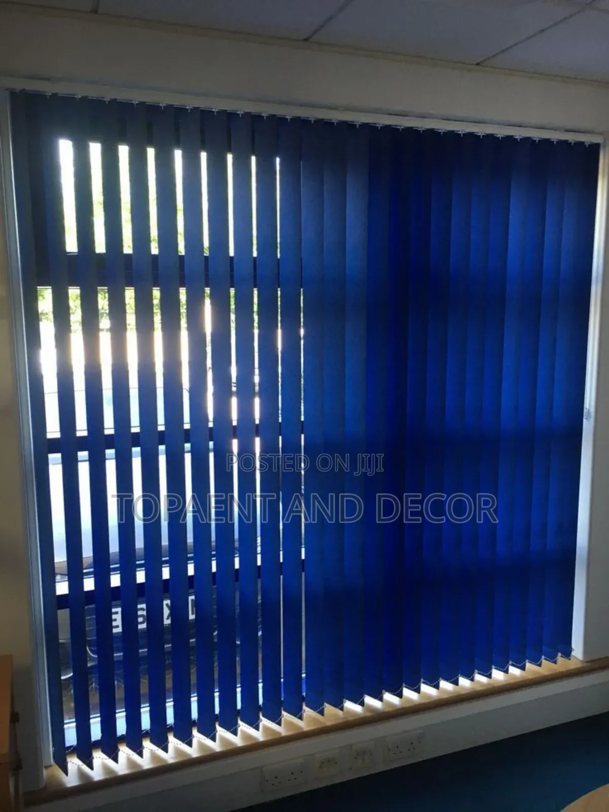 Custom Made Vertical Office Blinds