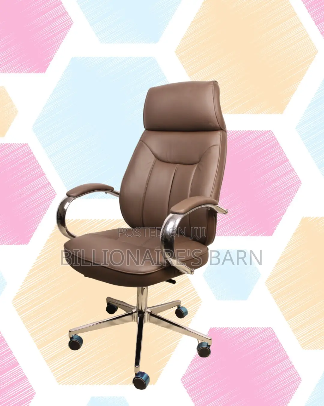 Office Mechanism | Leather Executive Brown | Best Deal Online