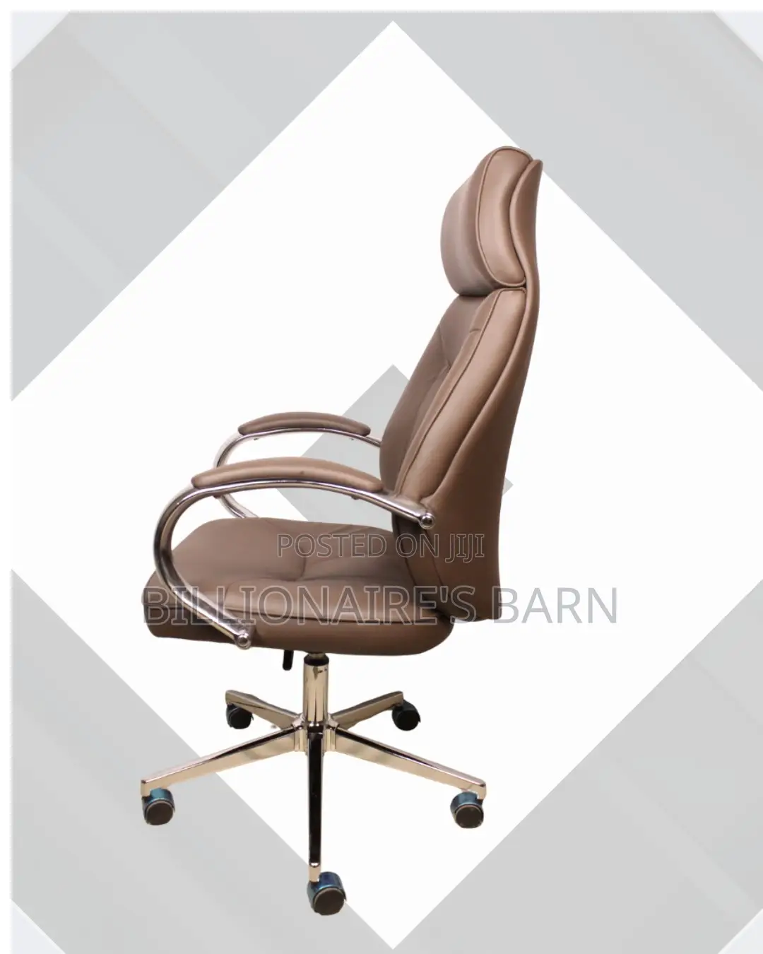 Durable Leather Brown Chair Office | Order Yours Today