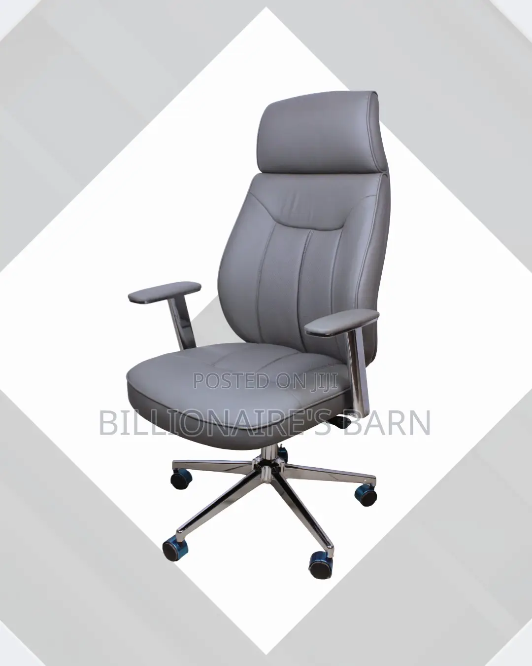 Stylish — Clean Grey Chair to | Same-Day Delivery Available