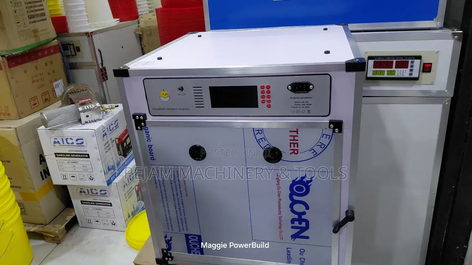 204 Fully Automatic Egg Incubator Ac/Dc