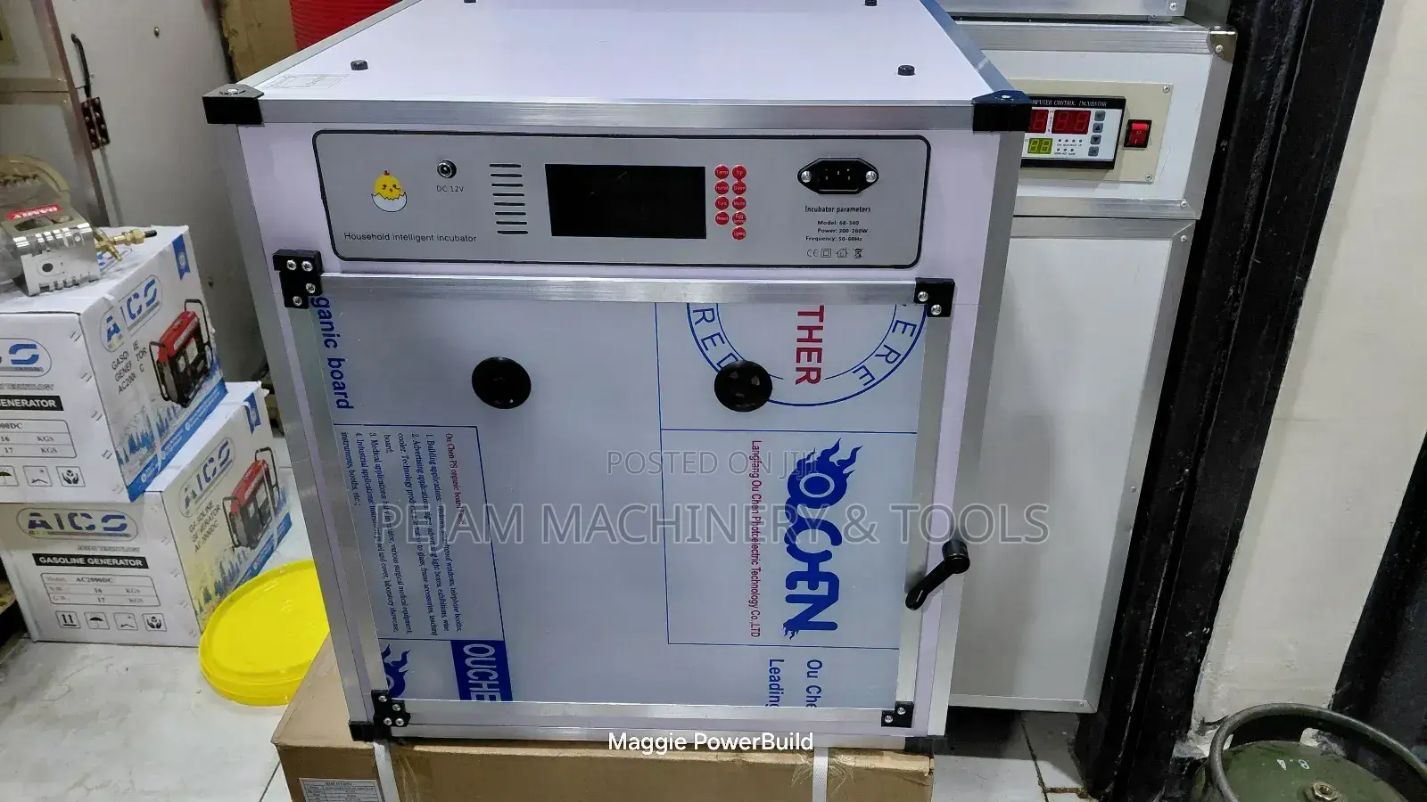 204 Fully Automatic Egg Incubator Ac/Dc