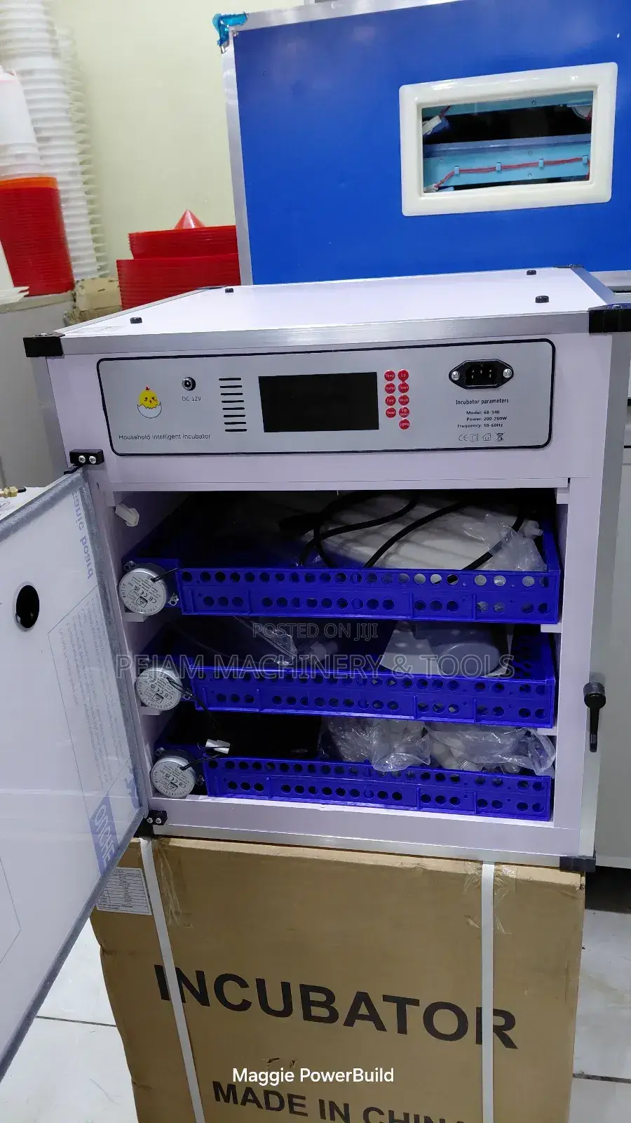 204 Fully Automatic Egg Incubator Ac/Dc