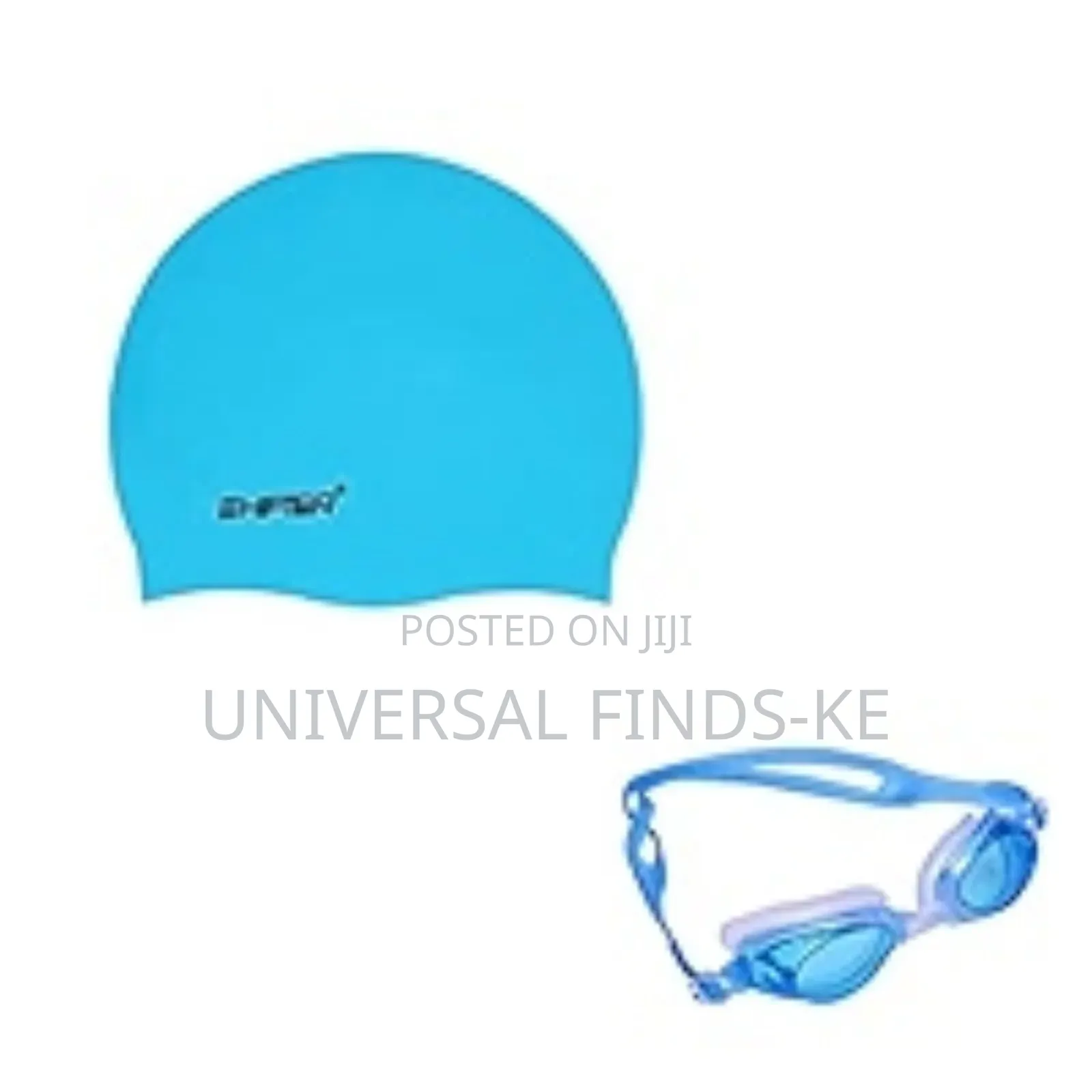 Kids Swimming Goggles and Swimming Cap