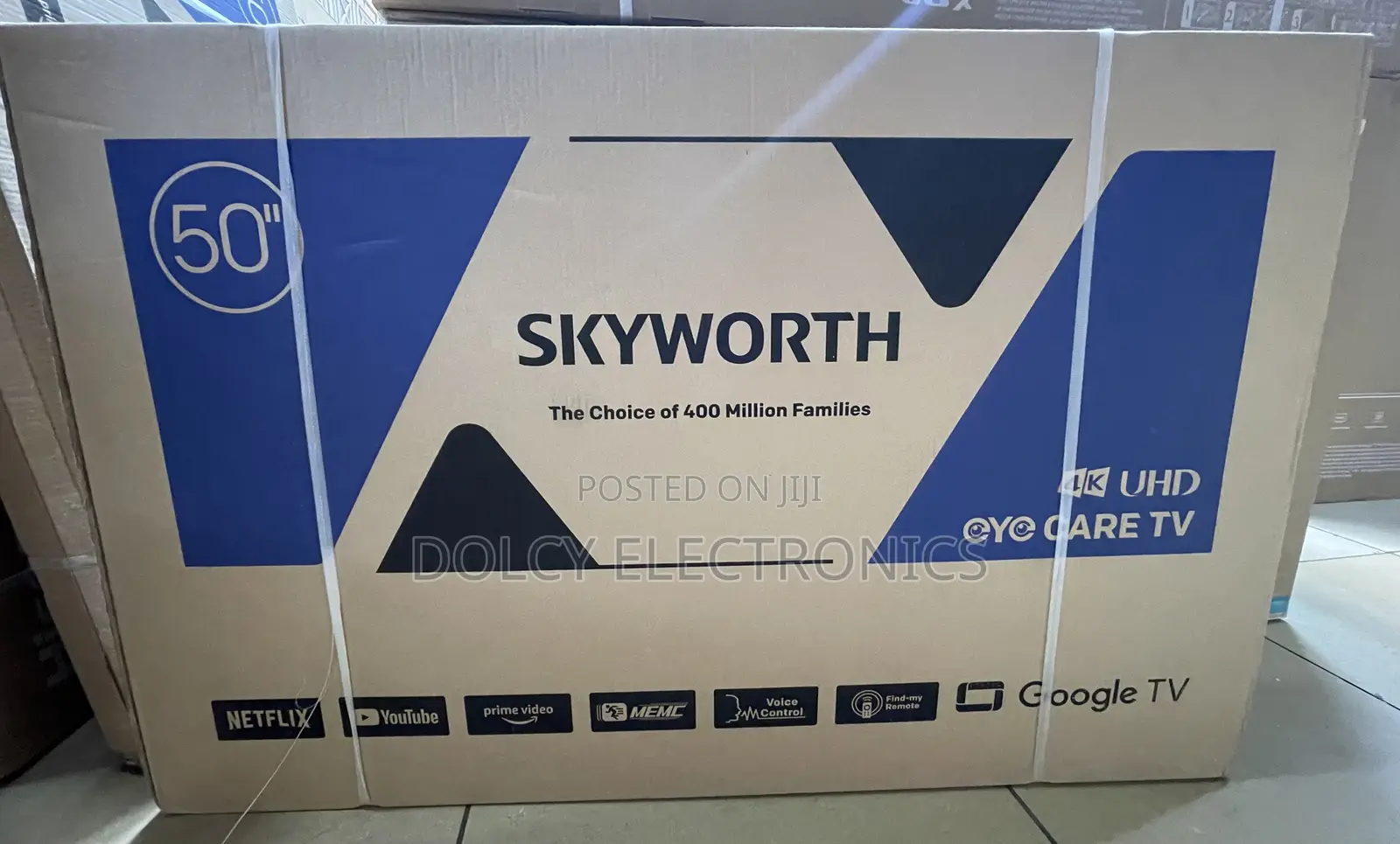 Skyworth 50inch Frameless 4k Ultra Hd Smart Google Tv