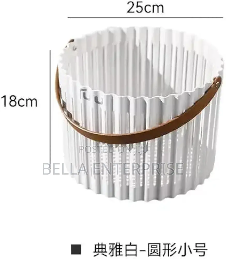 Laundry Hamper Basket, Waterproof Large Clothes Basket With Handles