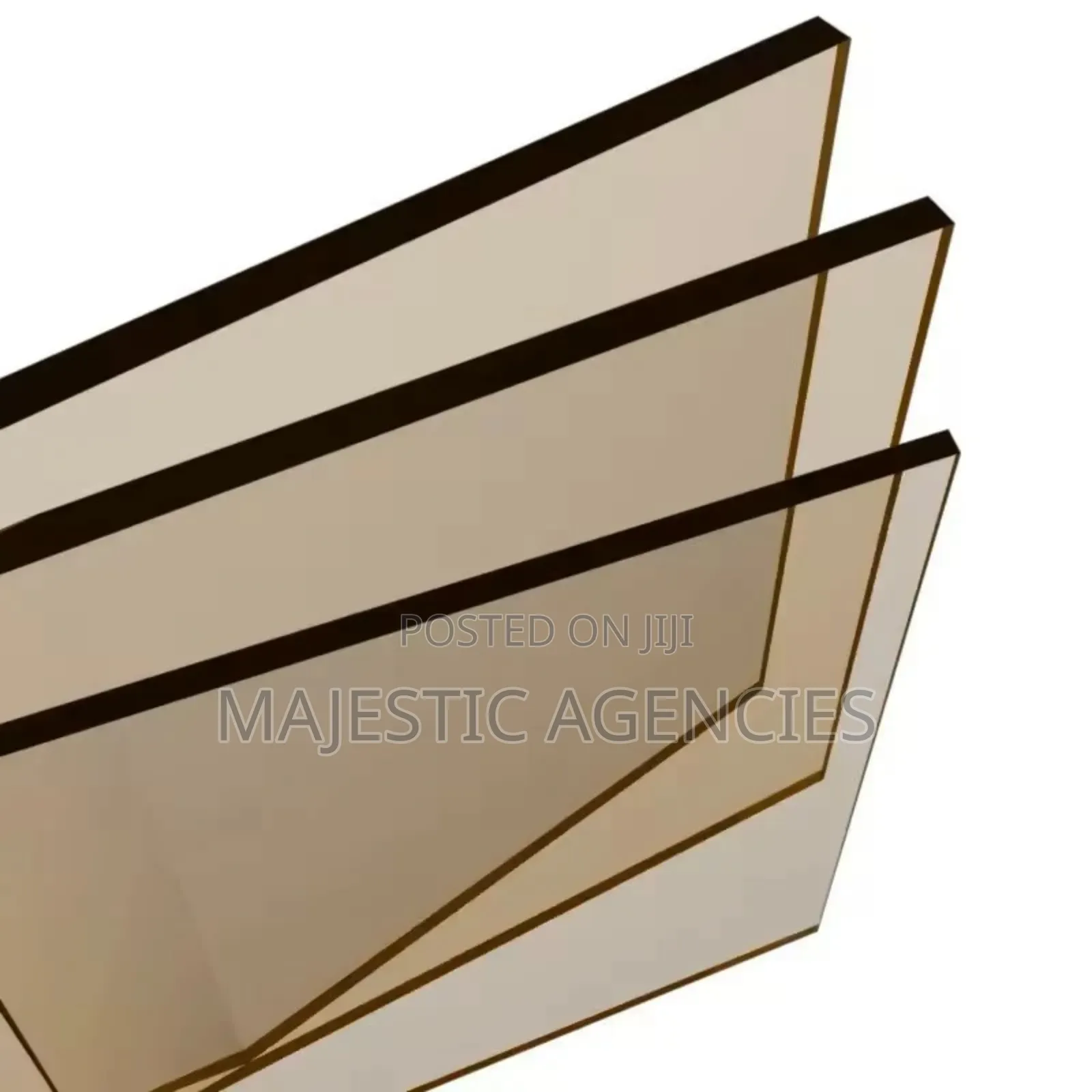 Solid Bronze Polycarbonate Sheets 4mm Thick
