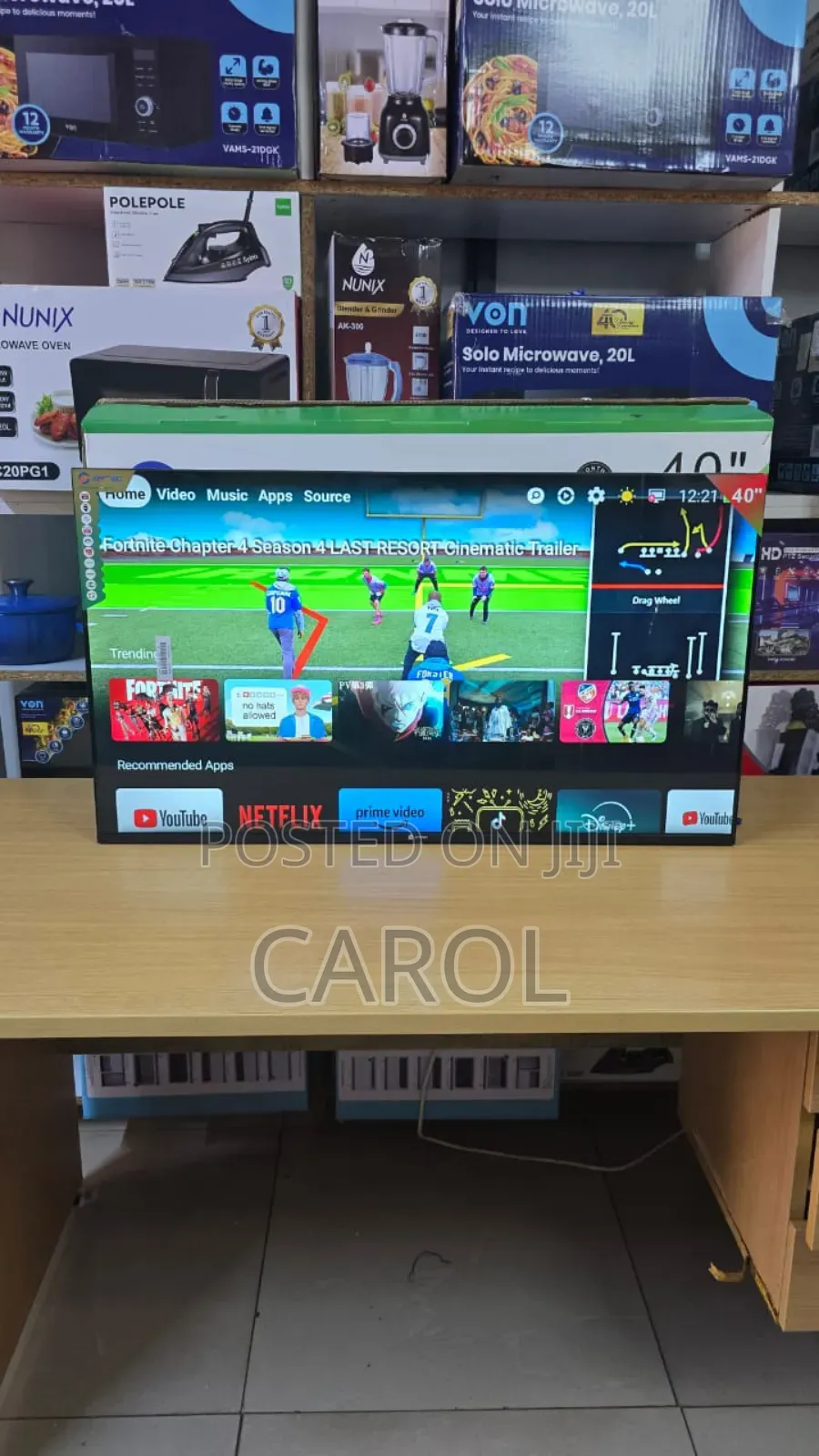 Amtec 40" Smart Android Qled Tv Available