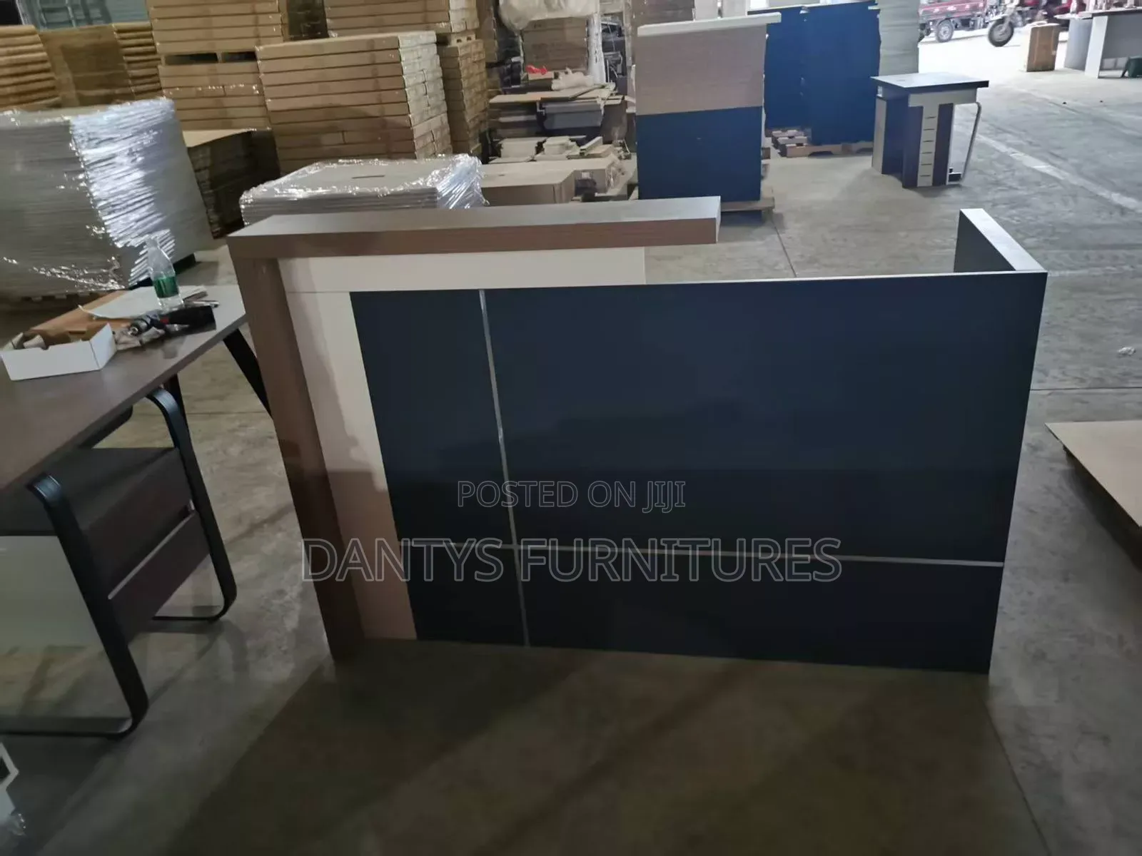 Reception Desk Single Way Station