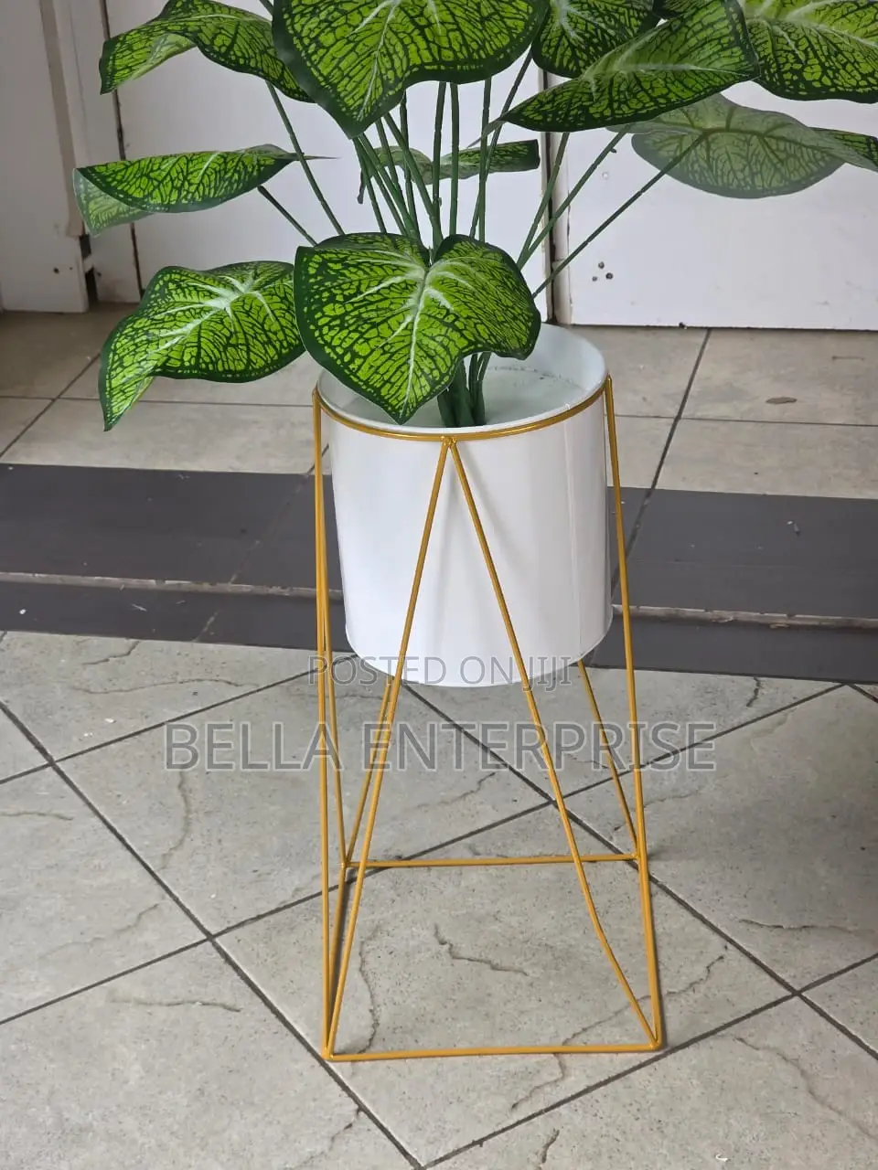 Nordic Geometric Metal Iron Flower Pot Plant