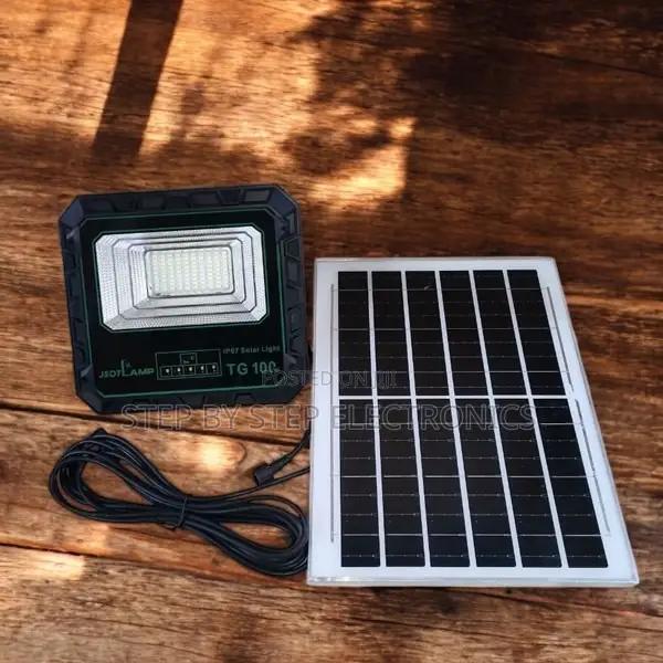 Jsot 100w Premium Solar Flood Light With Ip66 Waterproof Build