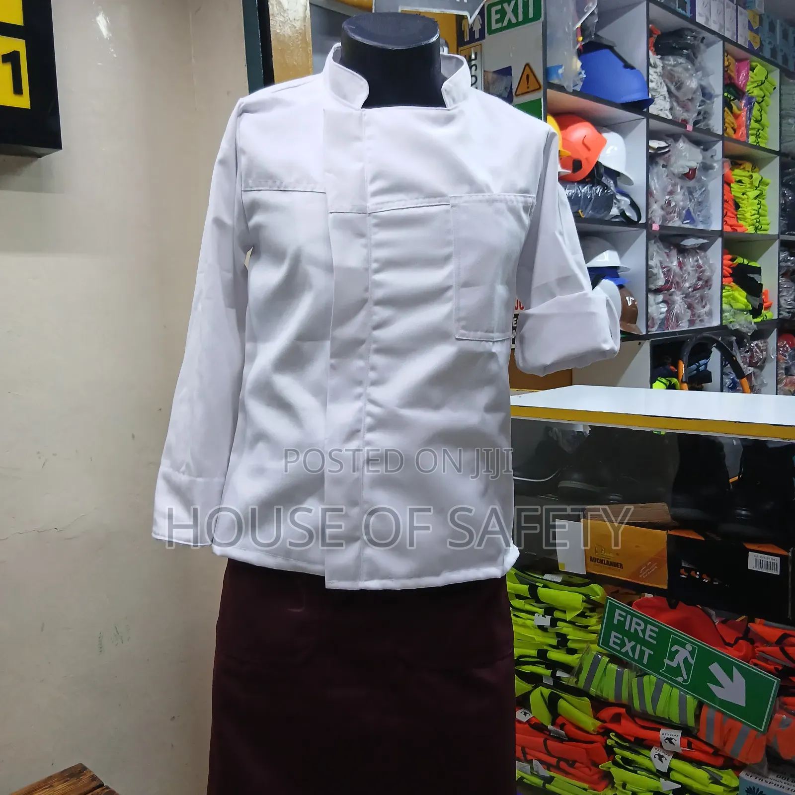 Plains Cotton Twill White Chef Jackets in Stock