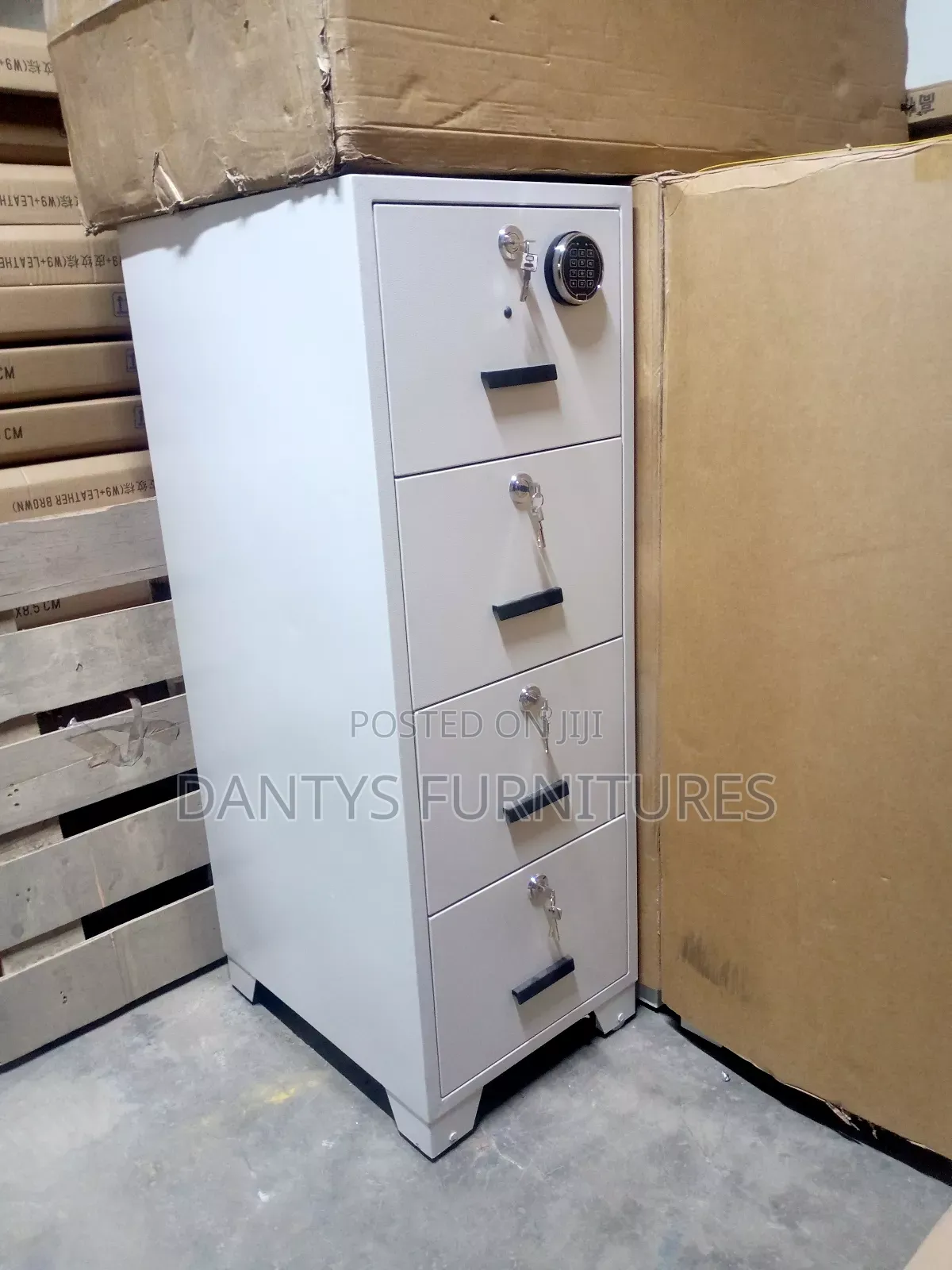 Fireproof Cabinet,Four Drawers Safe Cabinet