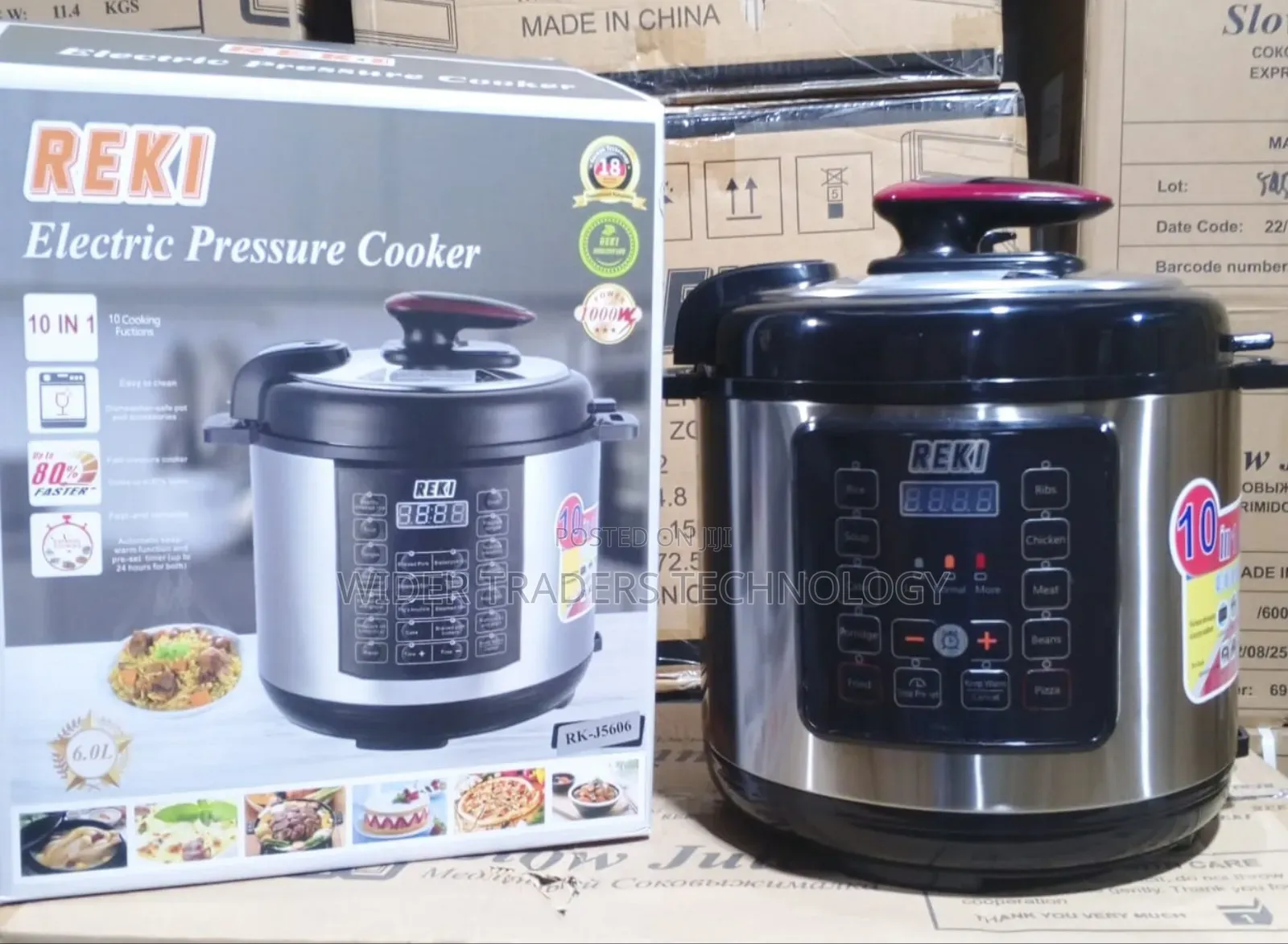 Reki Electric Pressure Cooker 6l