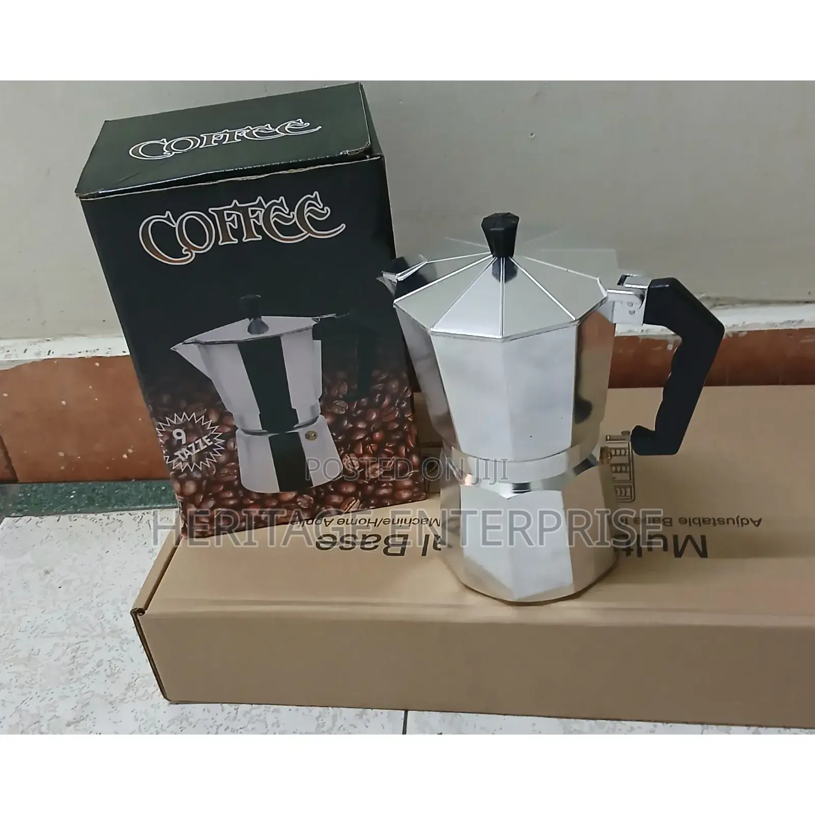 Coffee Pot: Aluminum Coffee Maker