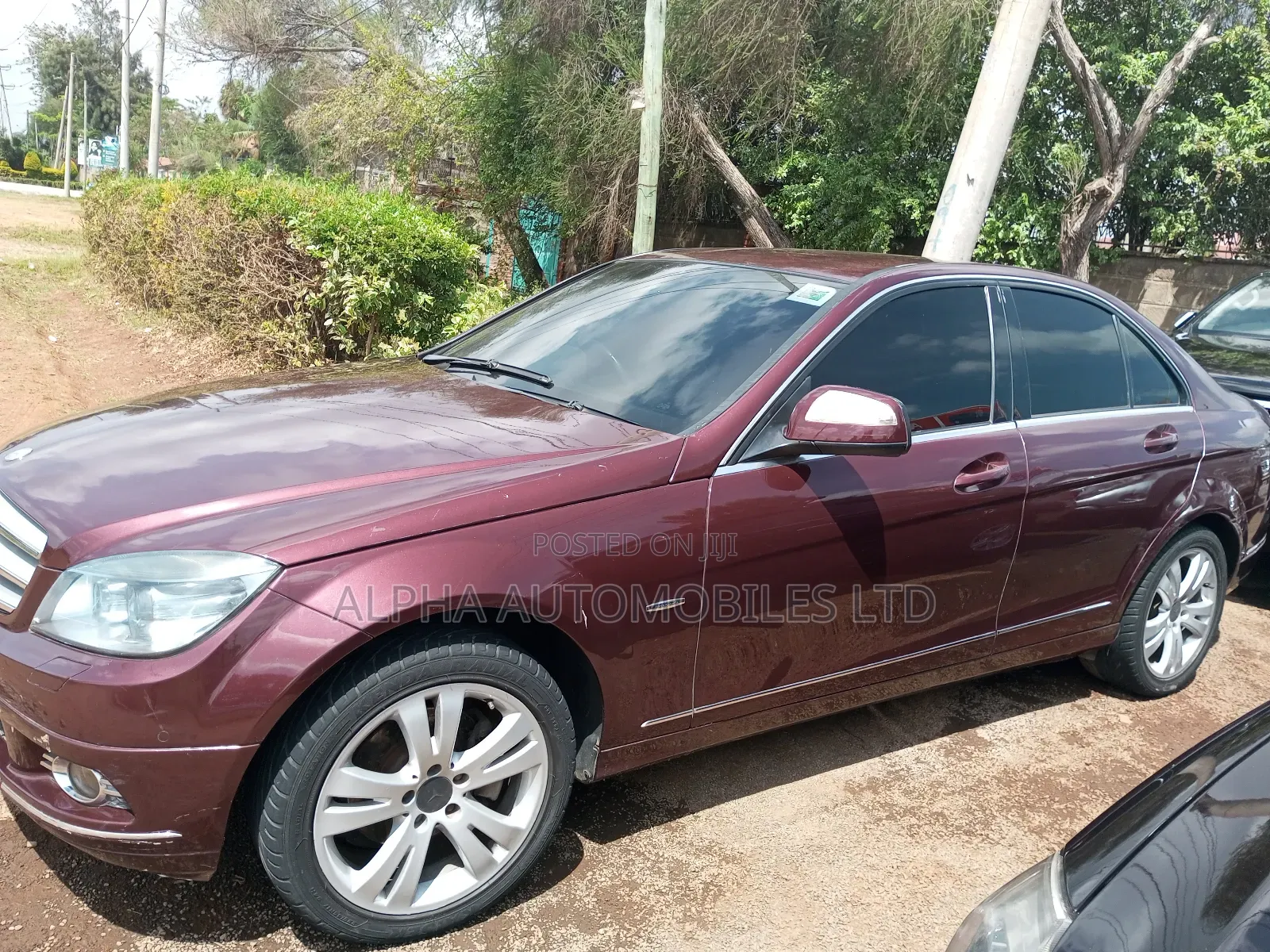 Mercedes-Benz C200 2008 Maroon
