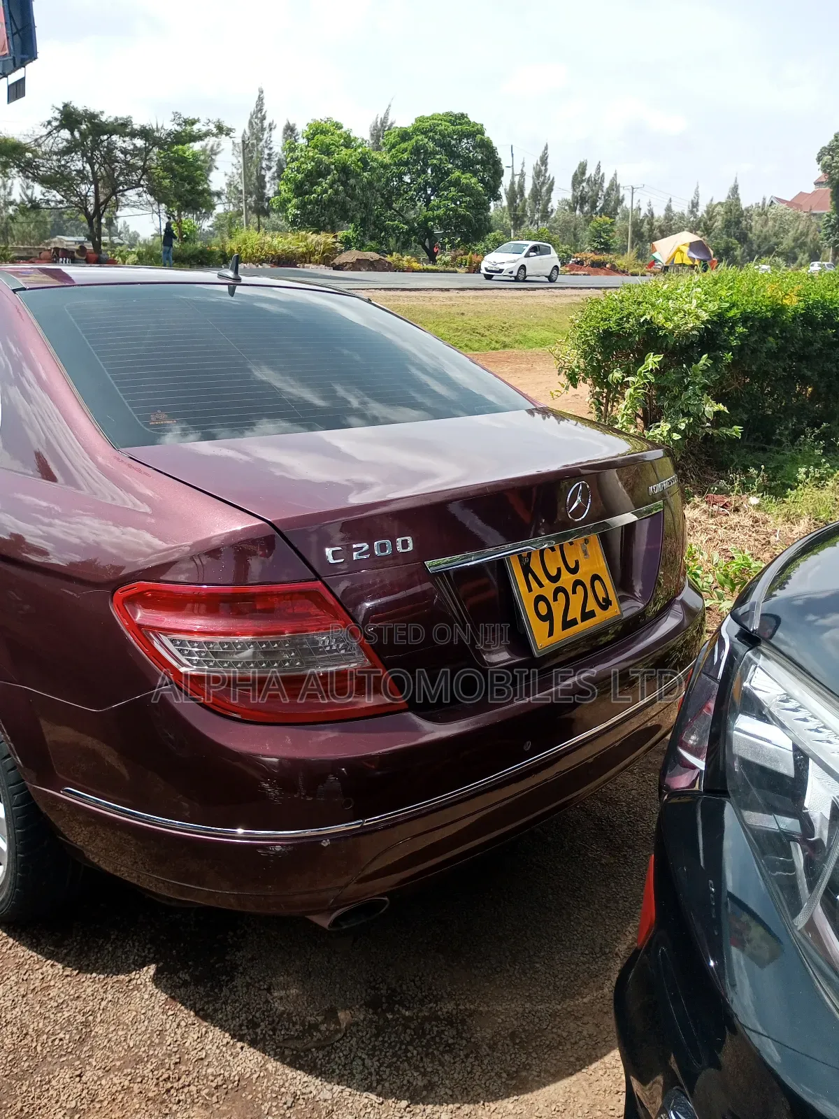 Mercedes-Benz C200 2008 Maroon