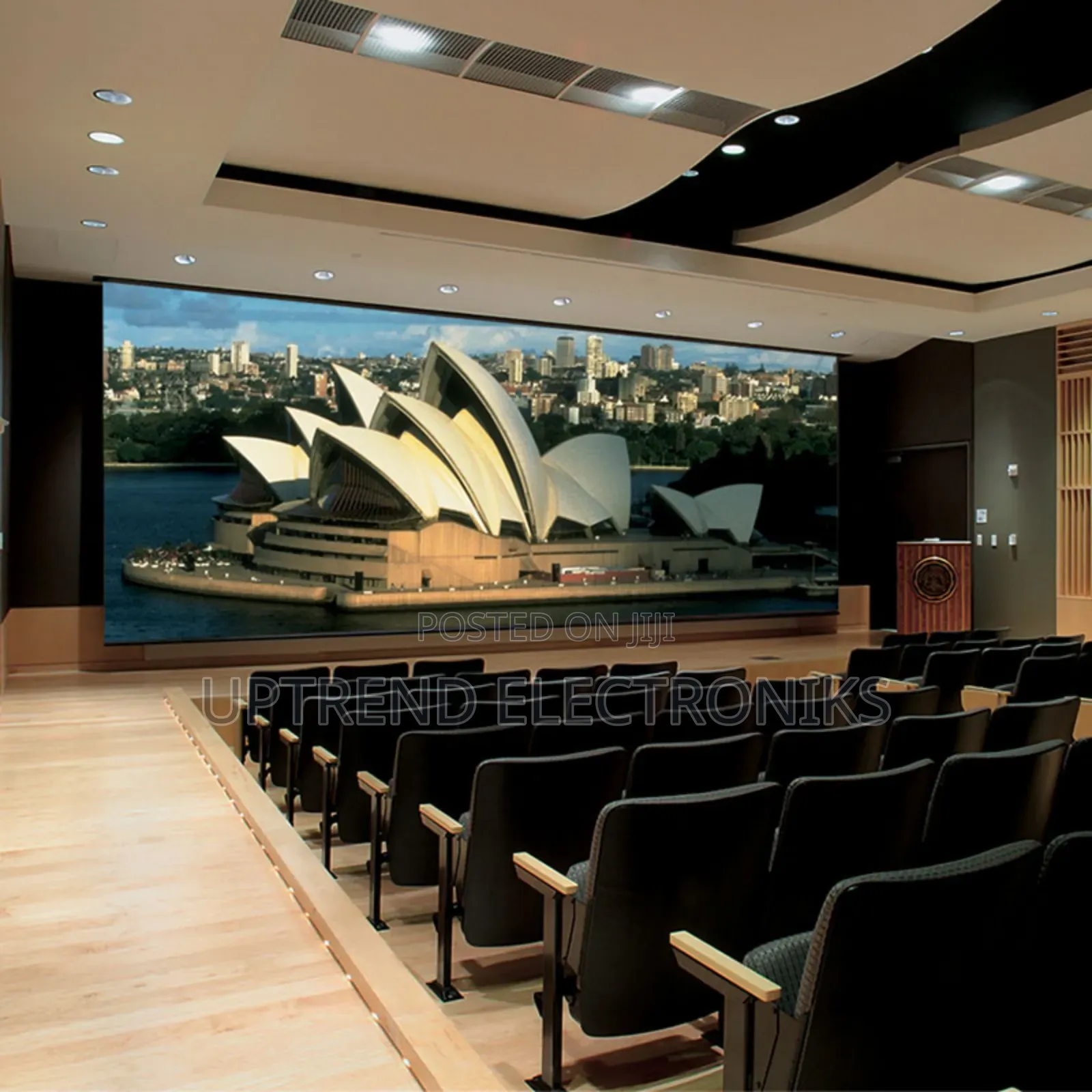 200×200 Cm Electric Projector Screen – Smart, Smooth Stylish