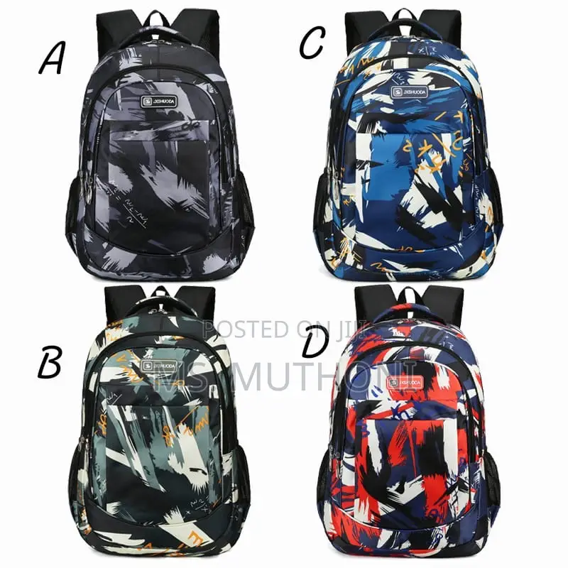 Abstract or Camouflage Pattern. Pattern School Bags*