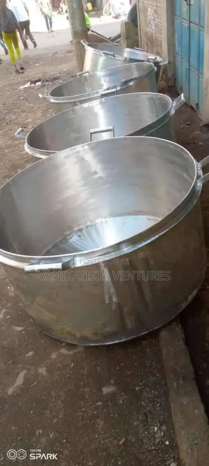 Stainless Steel Sufuria Boiler,