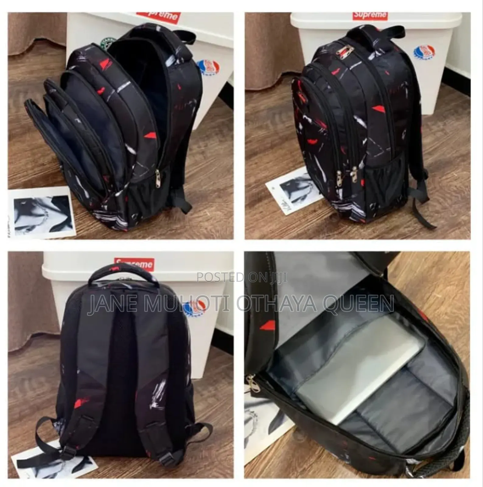 Geometric Pattern School Bags
