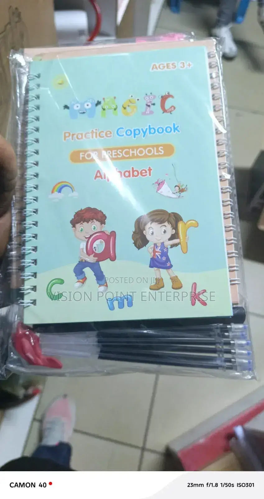Practise Copy Book for Preschool