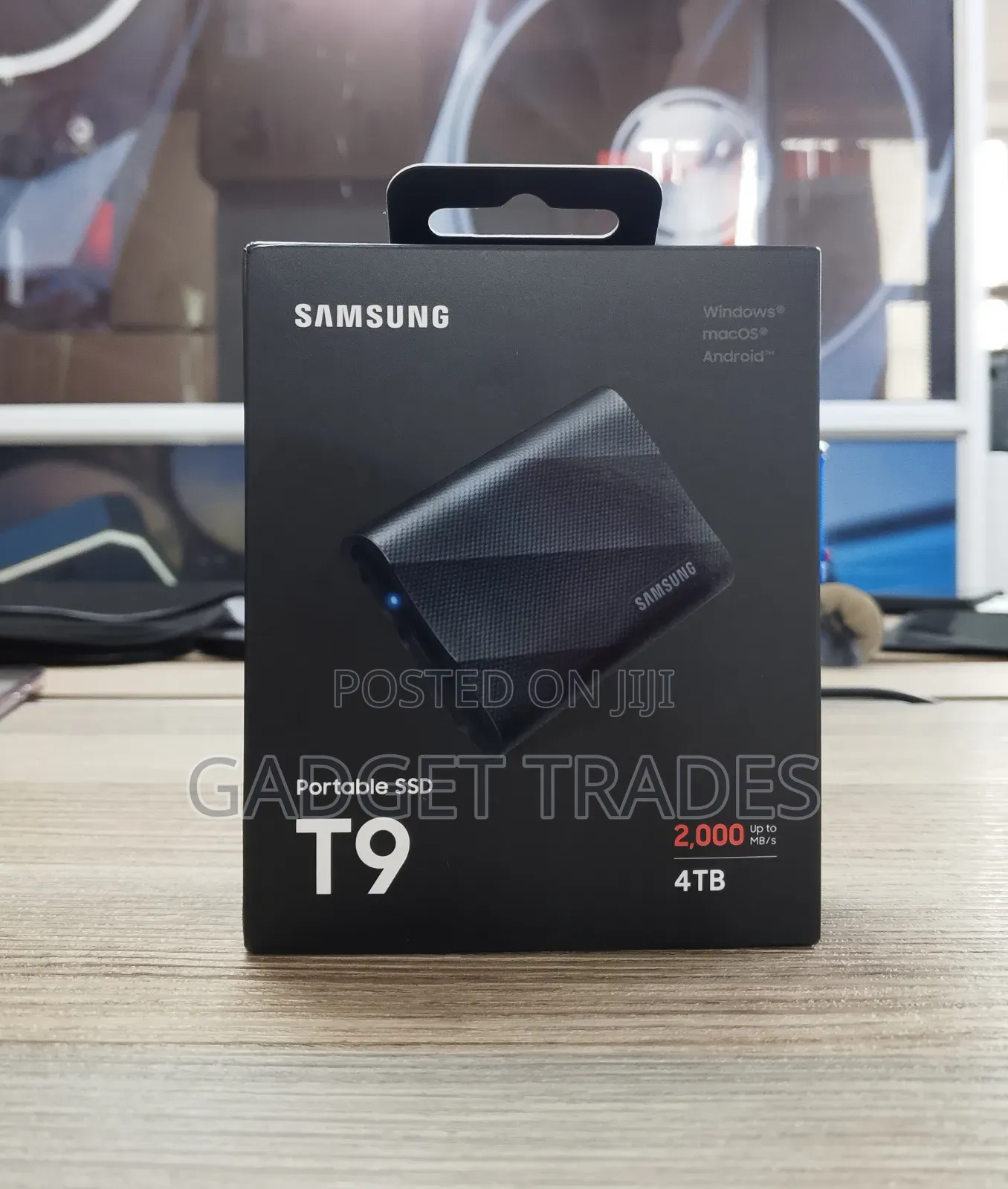 Samsung 4tb T9 Portable SSD (Black)