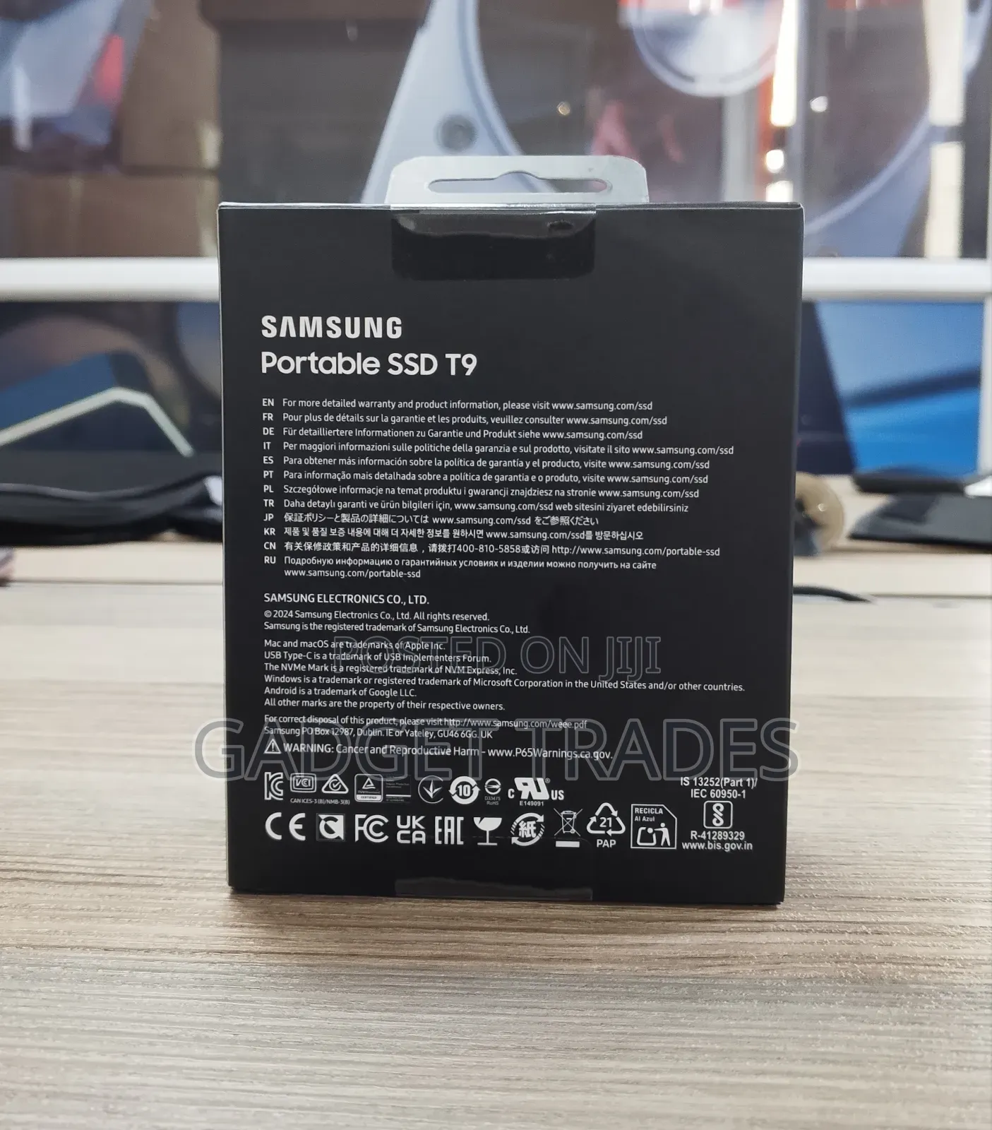Samsung 4tb T9 Portable SSD (Black)