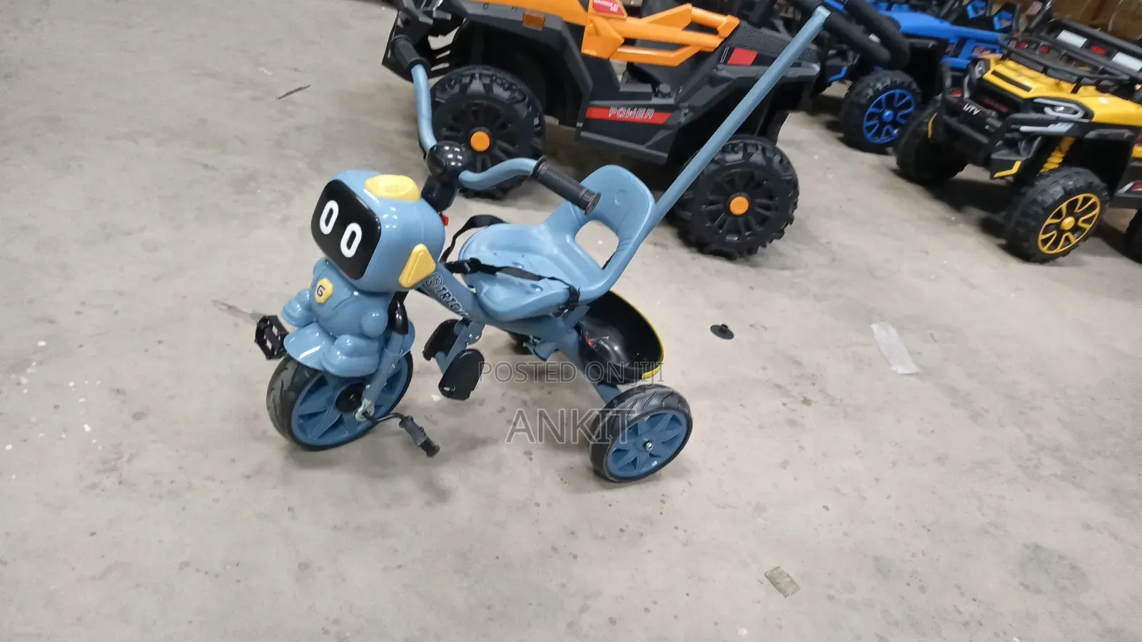 Baby Tricycle .Push Handle