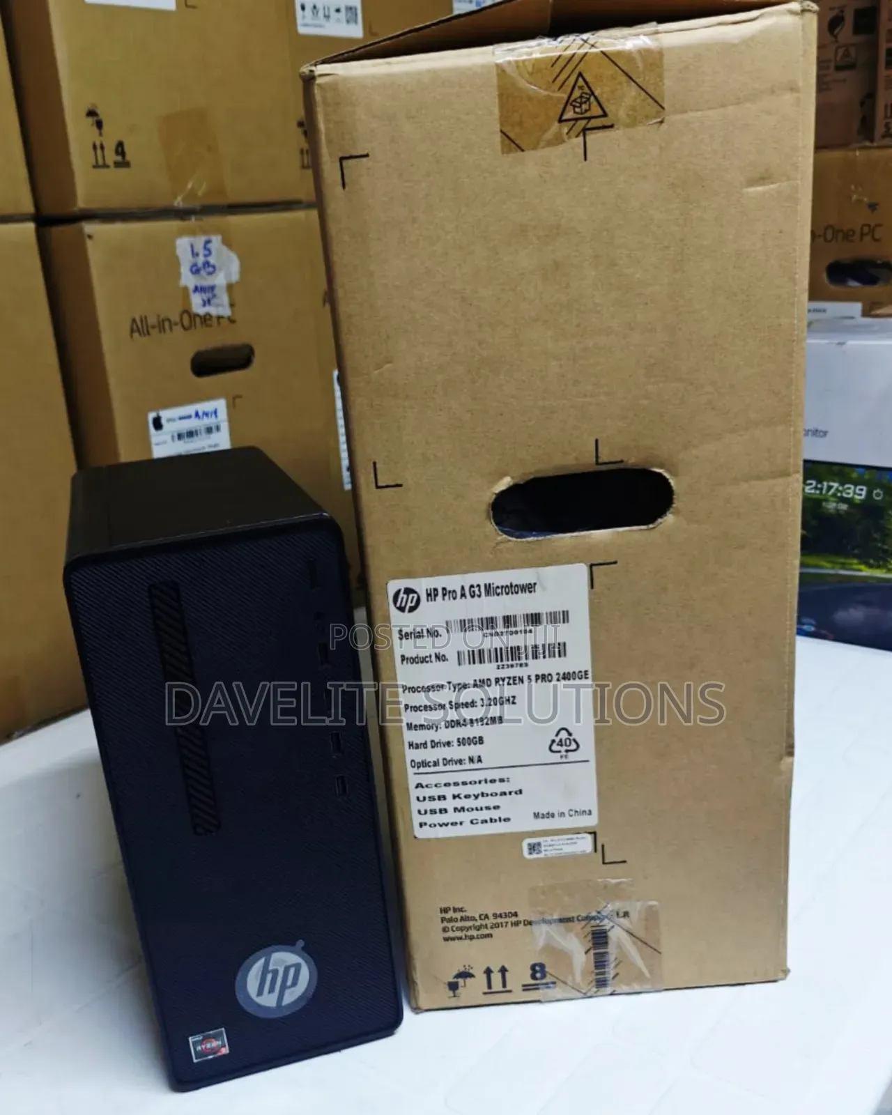 New Desktop Computer HP Sprout Pro 8GB AMD Ryzen 5 HDD 500GB