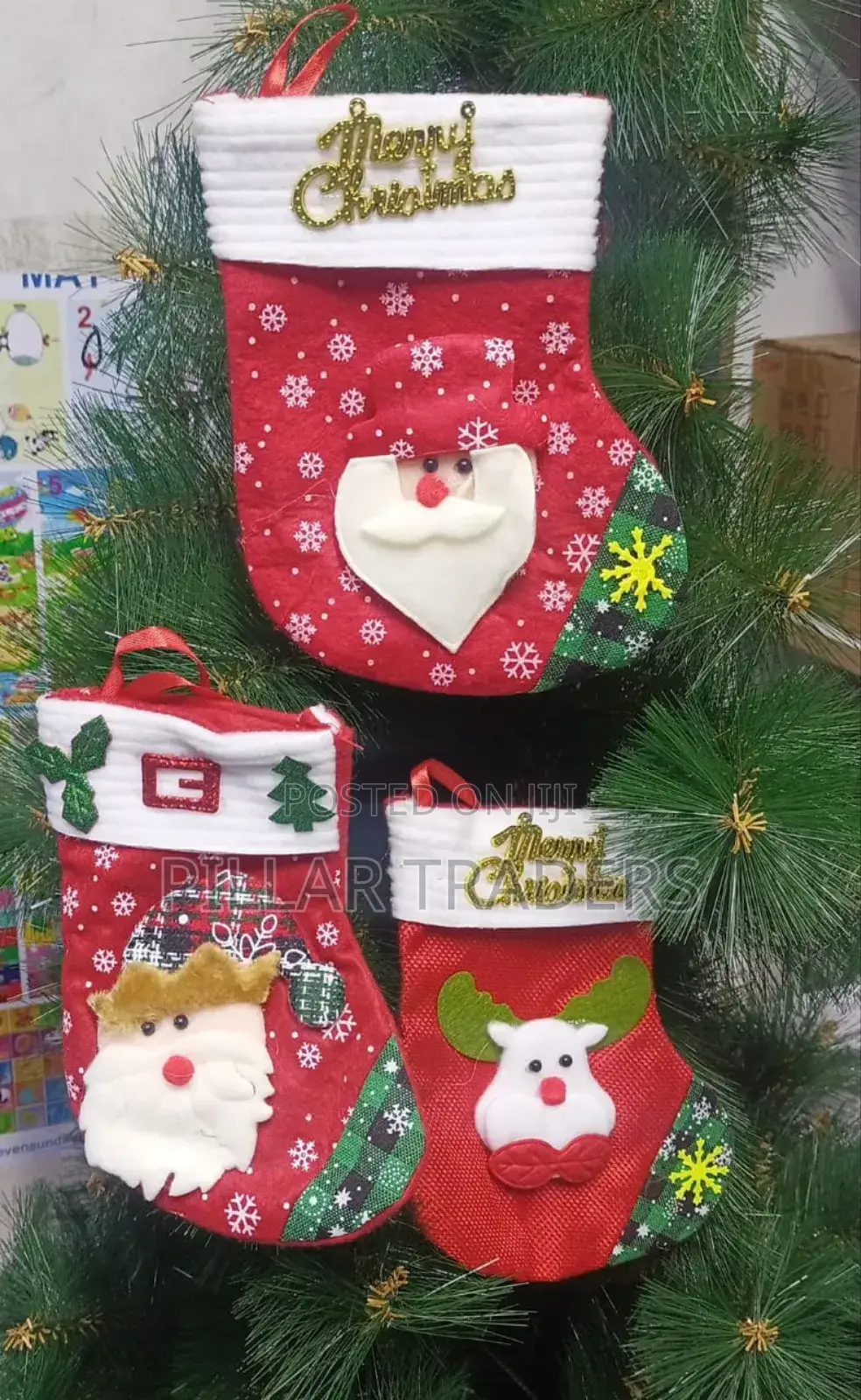 Christmas Tree Socks Decor