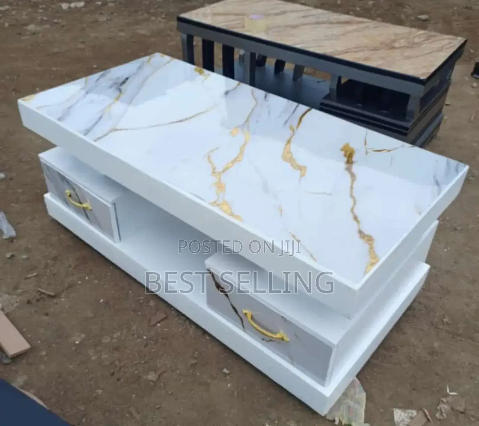 White Marble Top Coffee Table