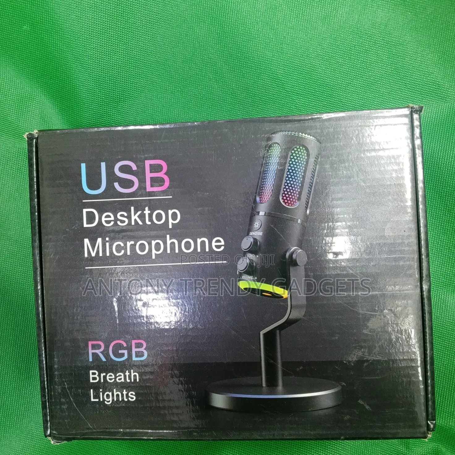 Plug & Play Rgb Condenser Mic For Streaming, Pc & Ps5