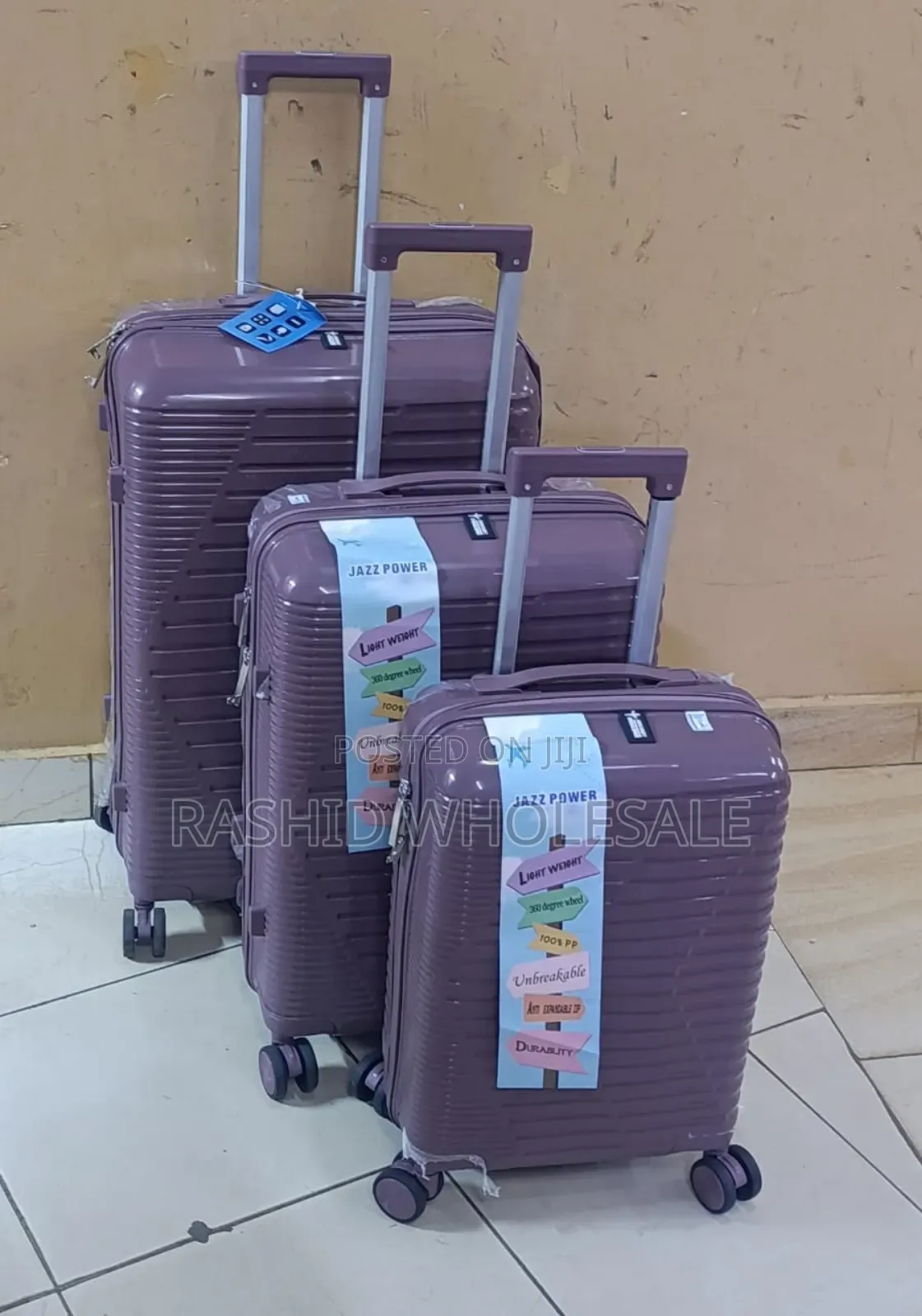 Pp  Size 4 3in1 Unbreakable Suitcase