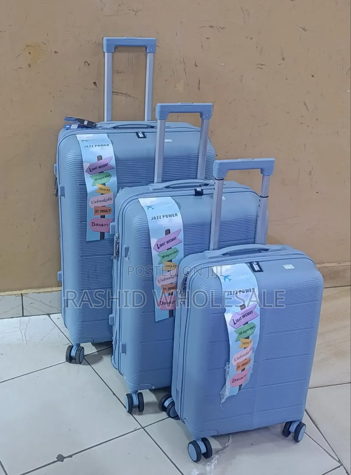 Pp  Size 4 3in1 Unbreakable Suitcase