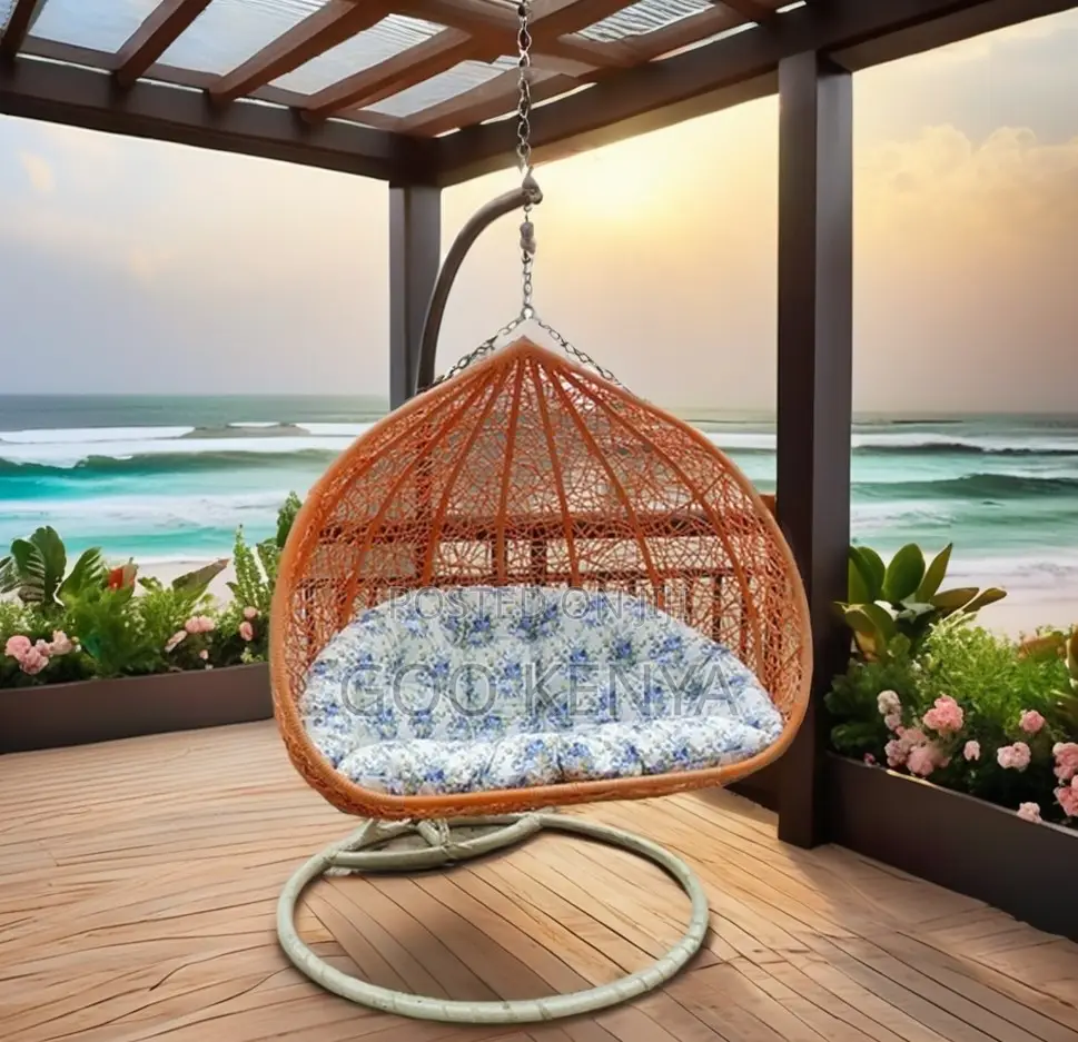Home Chair;Cozy Rattan Hammock Egg Chair for Courtyard and Parks