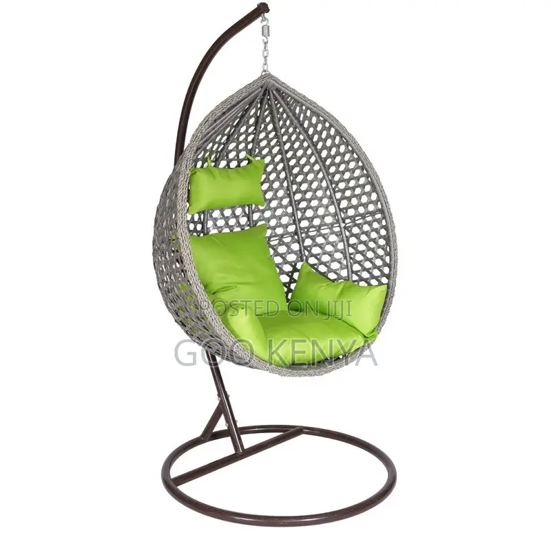 Home Chair;Cozy Rattan Hammock Egg Chair for Courtyard and Parks