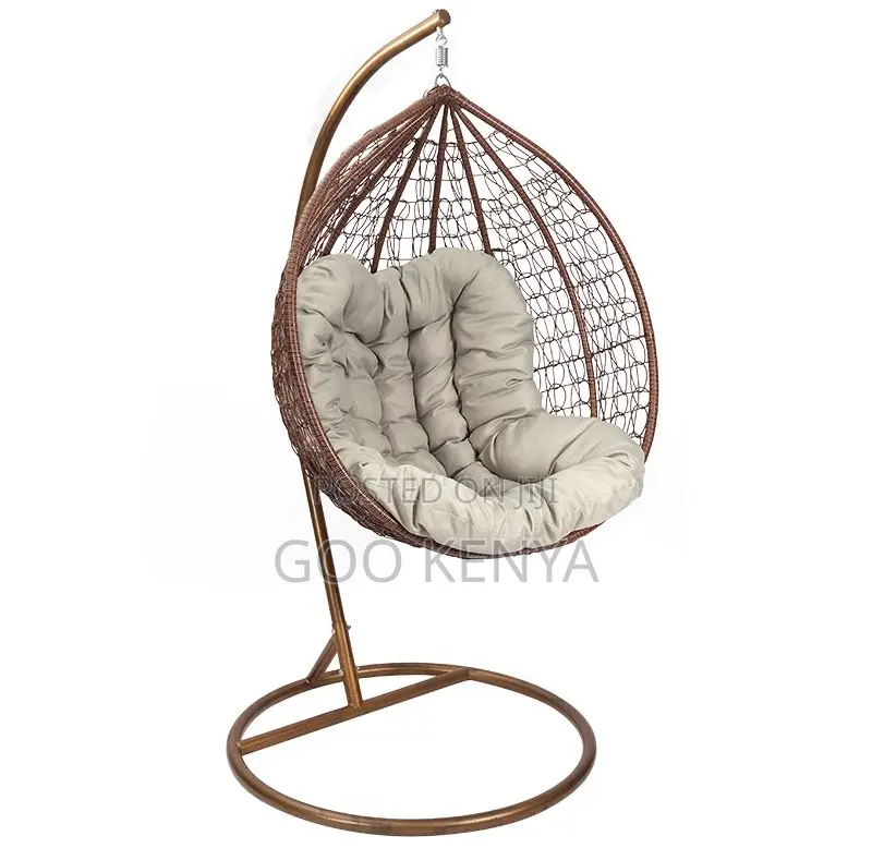 Home Chair;Cozy Rattan Hammock Egg Chair for Courtyard and Parks